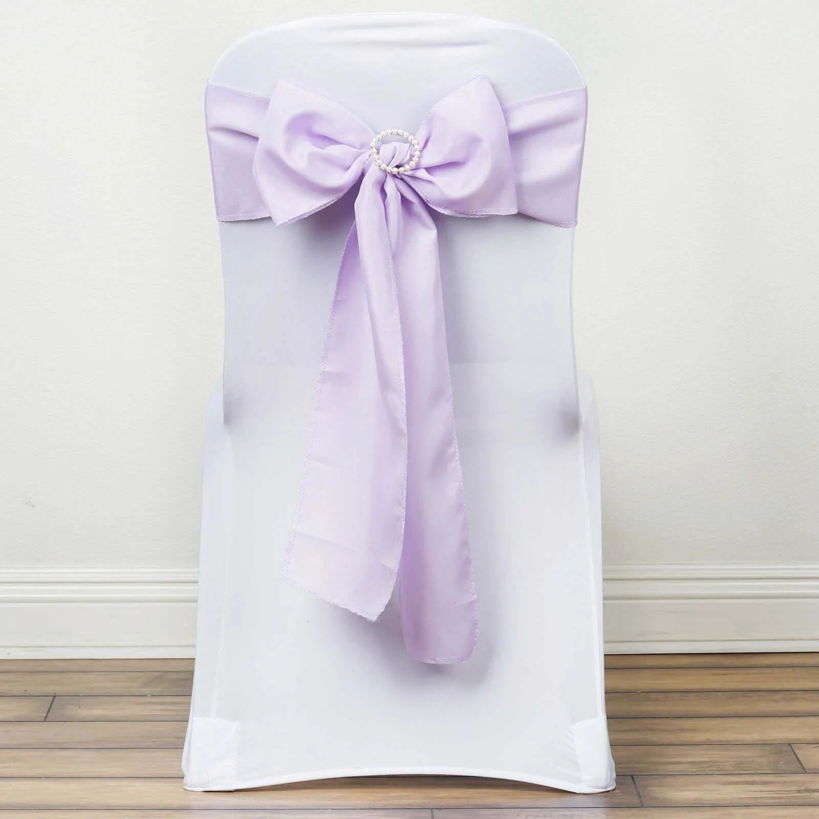5 Pack Polyester Chair Sashes 6"x108" Lavender Lilac - Image 2