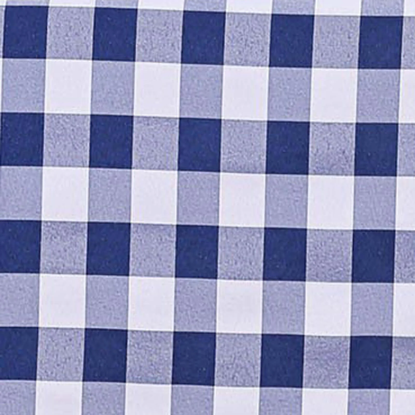 5 Pack Polyester Napkins 15"x15" Navy Blue/White Buffalo Plaid Gingham Style Dinner Napkins - Image 8