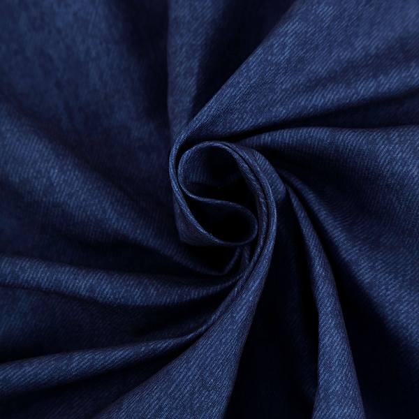 5 Pack Polyester Napkins 17"x17" Dark Denim Blue in Faux Denim Style - Durable & Versatile Cloth Napkins for Casual Dining - Image 8