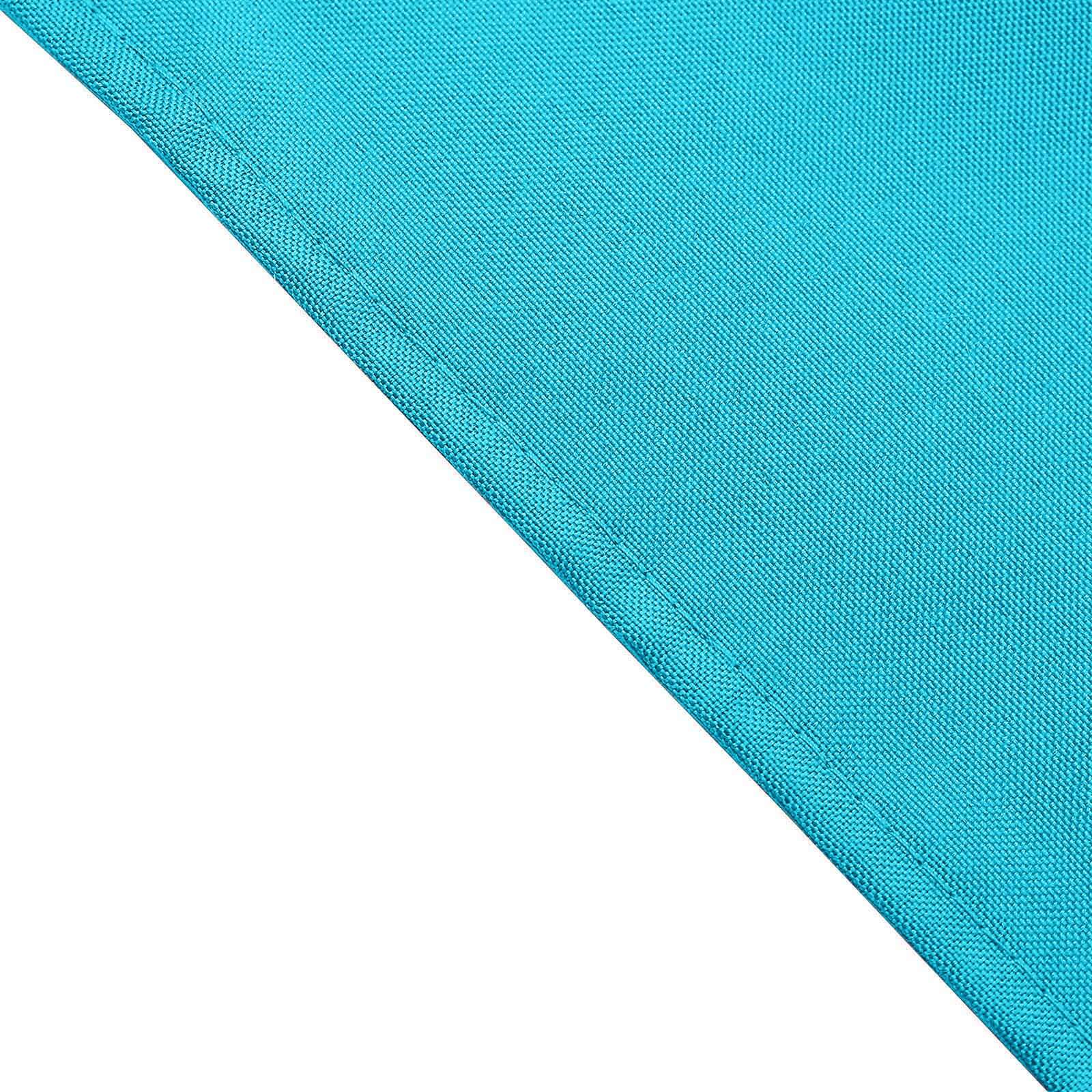 5 Pack Premium Polyester Napkins 17"x17" Turquoise - Wrinkle Resistant & Easy Care Cloth Napkins - Image 3