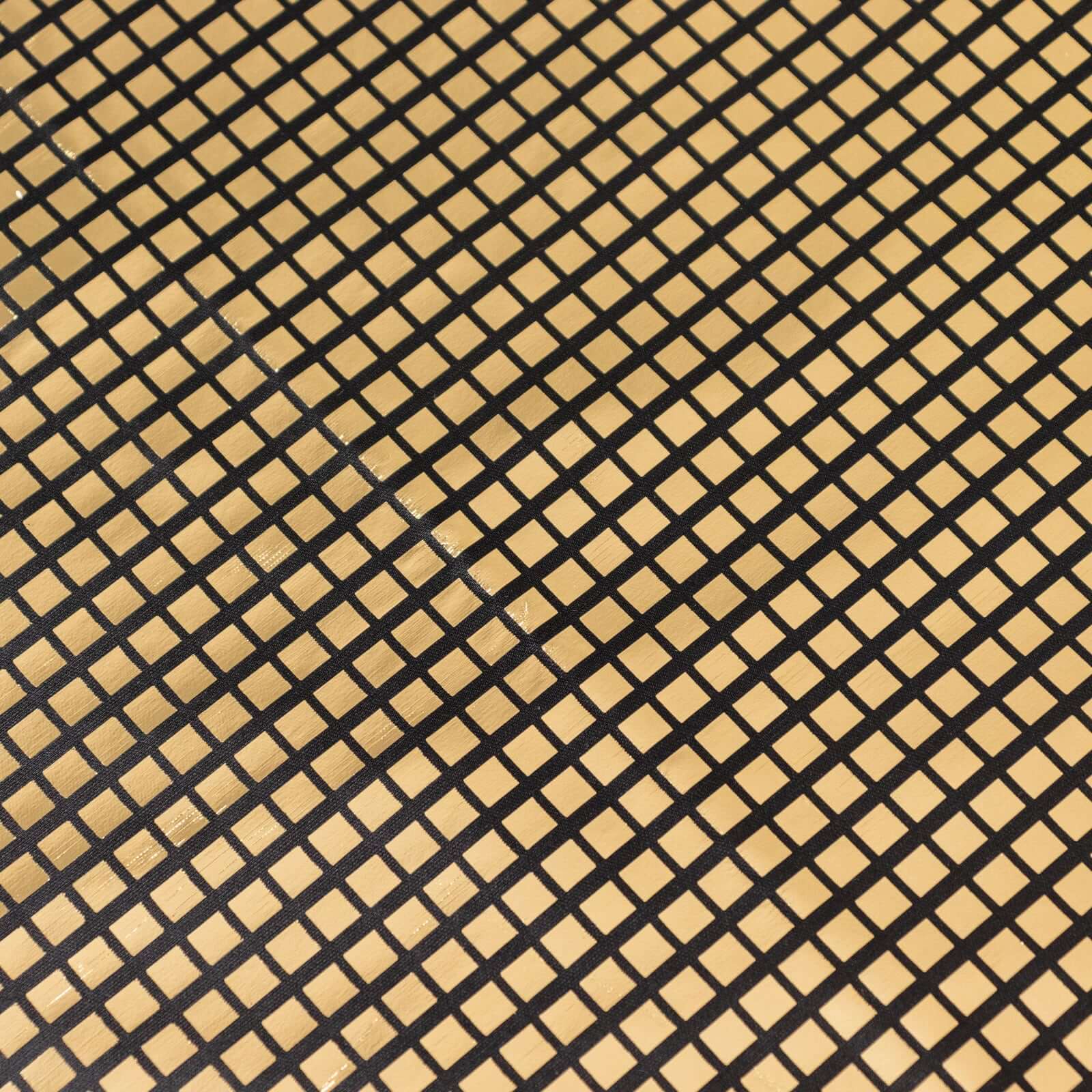 5 Pack Polyester Napkins 20"x20" Black with Shiny Gold Foil Dinner Napkins for Glam Disco & Dance Themes - Image 10