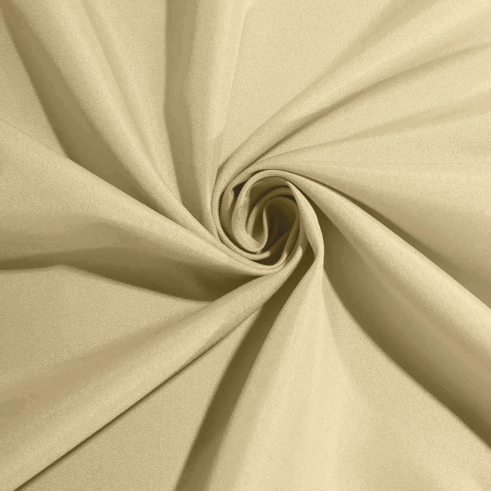 5 Pack Premium Polyester Napkins 20"x20" Champagne - Durable & Wrinkle Resistant Dinner Napkins - Image 3