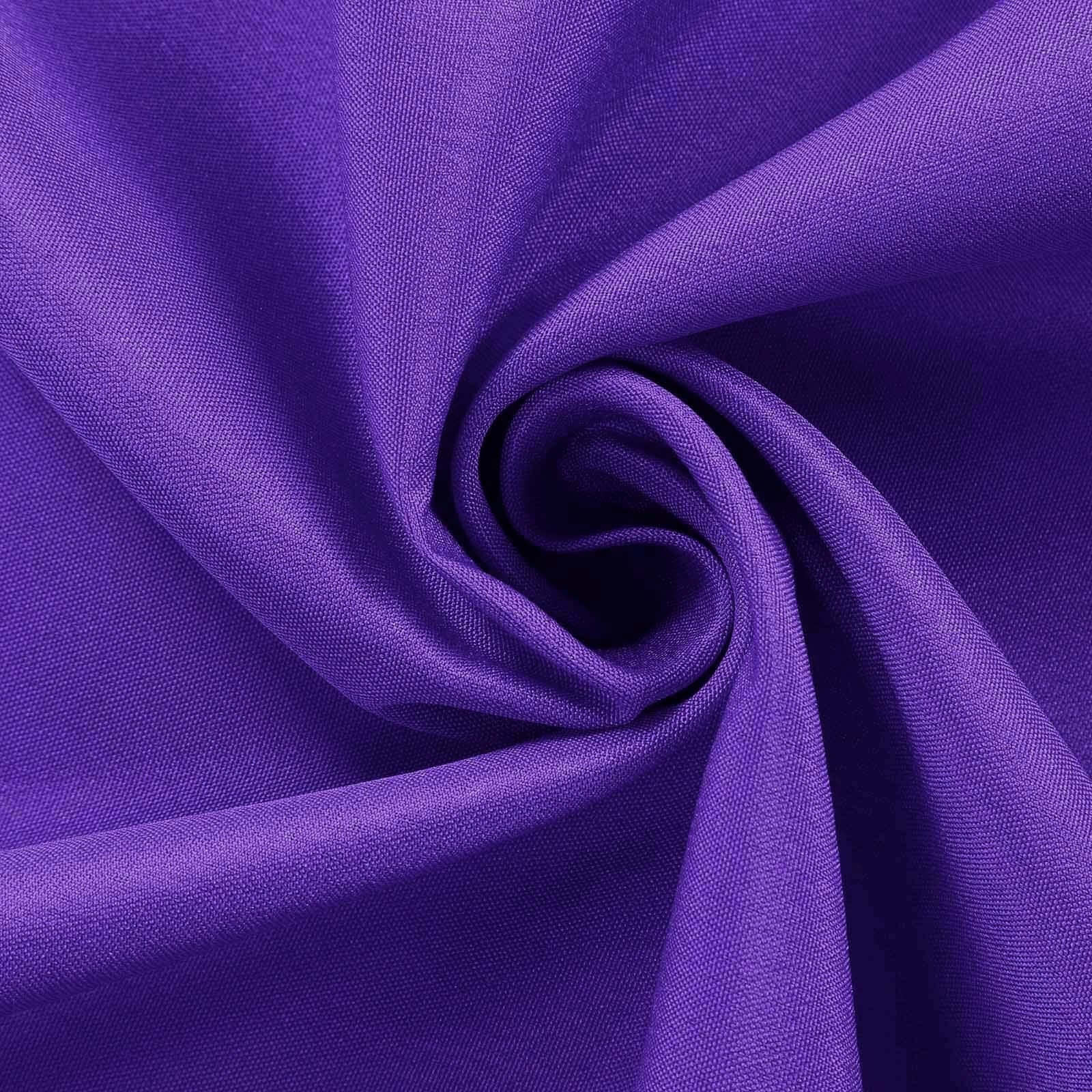 5 Pack Premium Polyester Napkins 20"x20" Purple - Durable & Wrinkle Resistant Dinner Napkins - Image 3