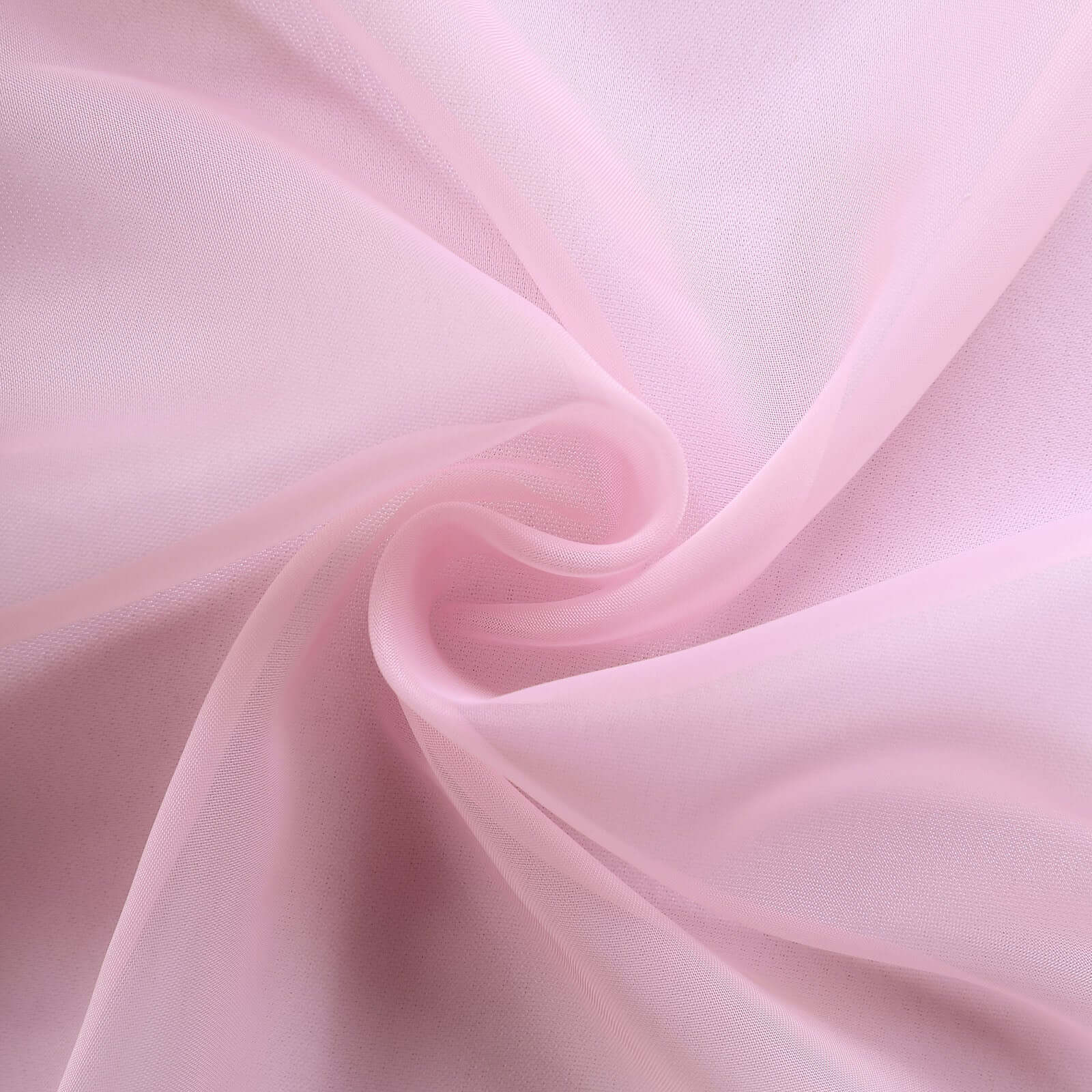 5 Pack Chiffon Chair Sashes 22"x78" Pink - Sheer Designer Chair Bows - Image 8