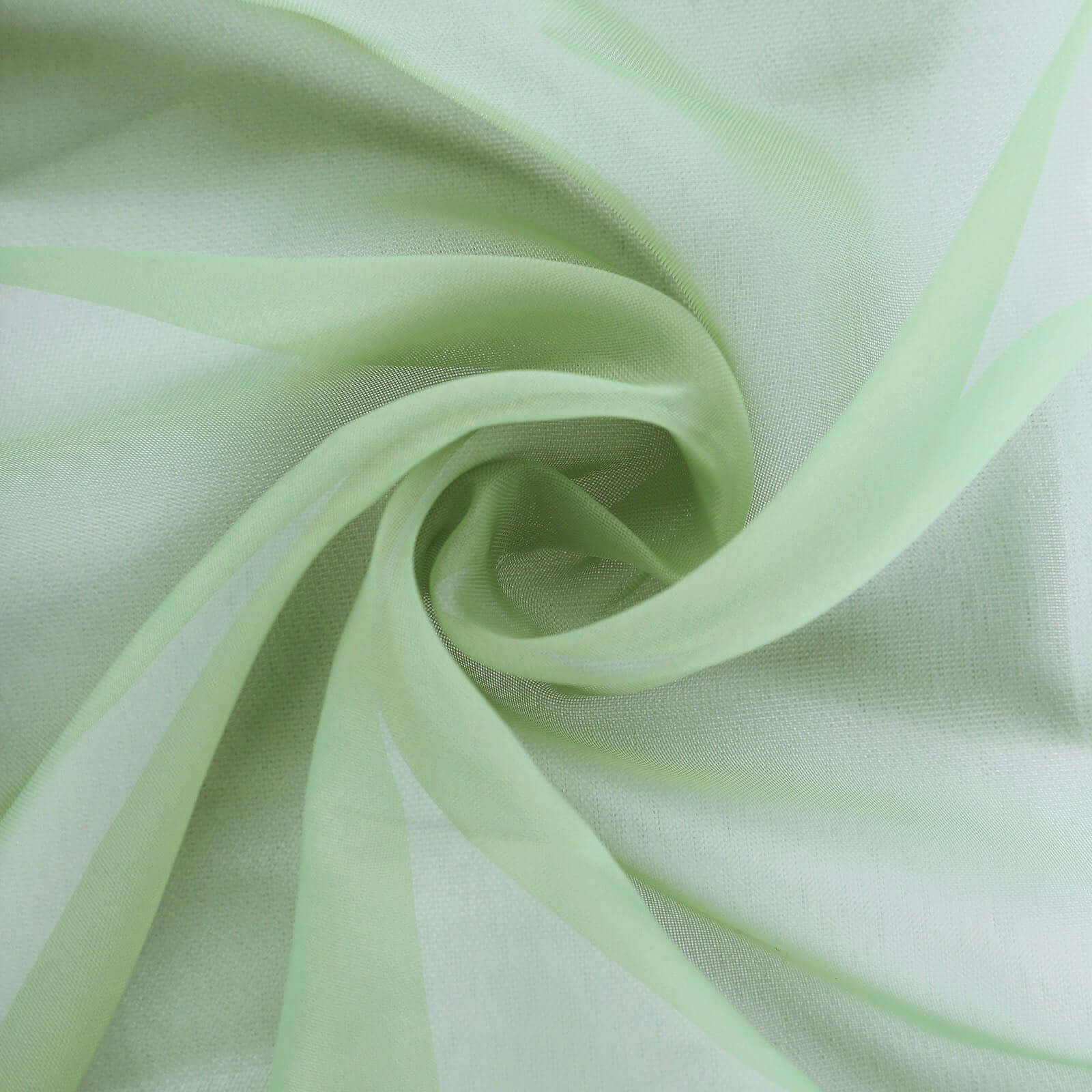 5 Pack Chiffon Chair Sashes 22"x78" Sage Green - Sheer Designer Chair Bows - Image 8