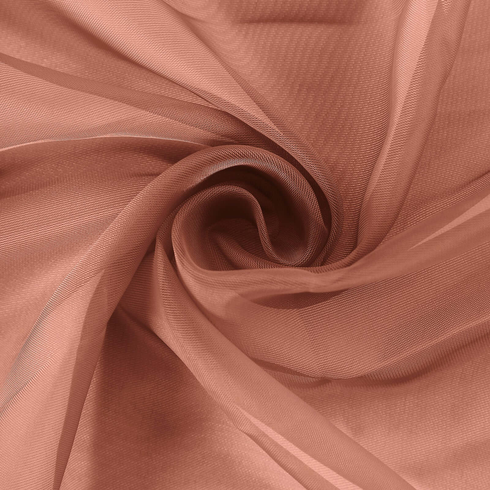 5 Pack Chiffon Chair Sashes 22"x78" Terracotta (Rust) - Sheer Designer Chair Bows - Image 8