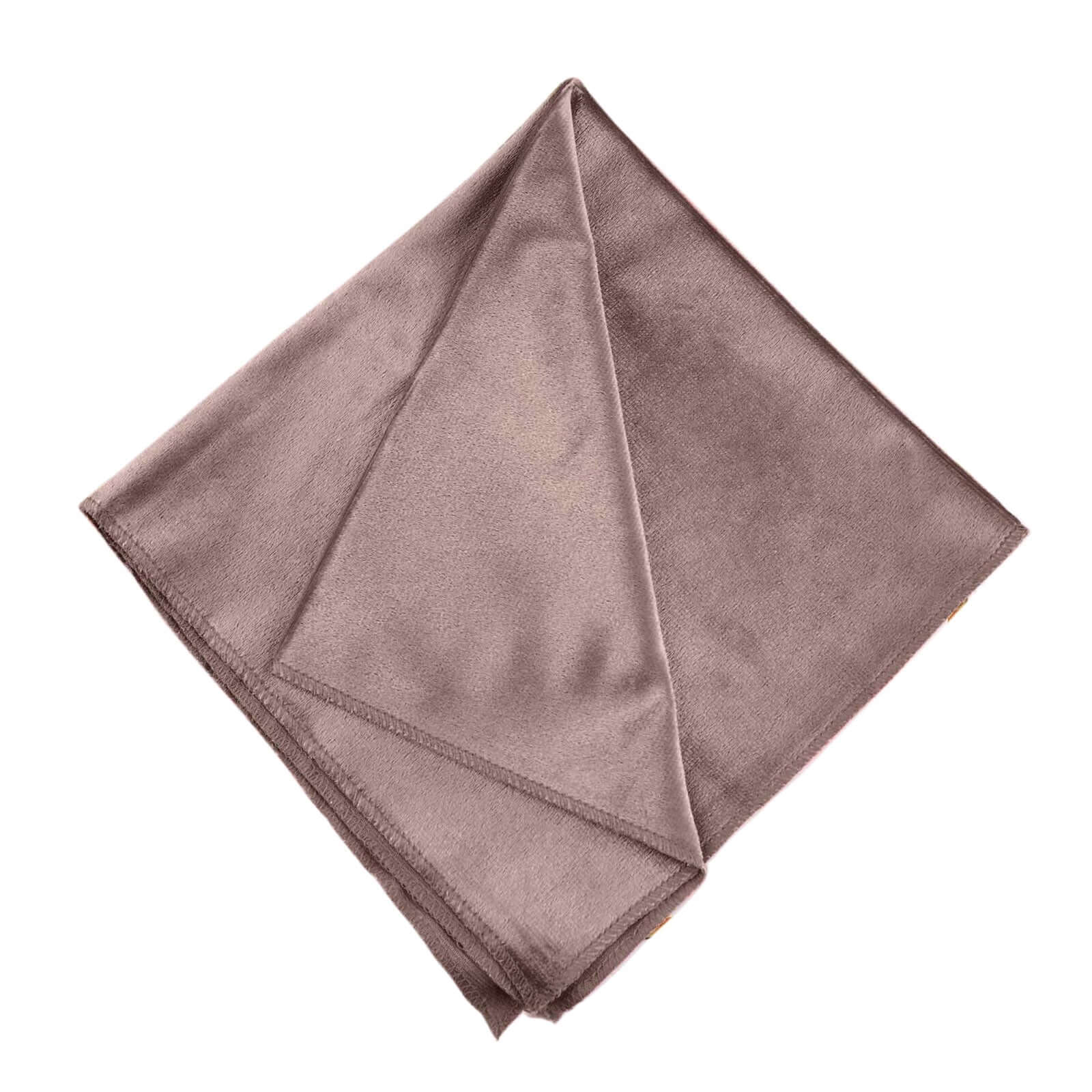 5 Pack Premium Velvet Napkins 20"x20" Mauve - Soft Sheen Finish Dinner Napkins - Image 6
