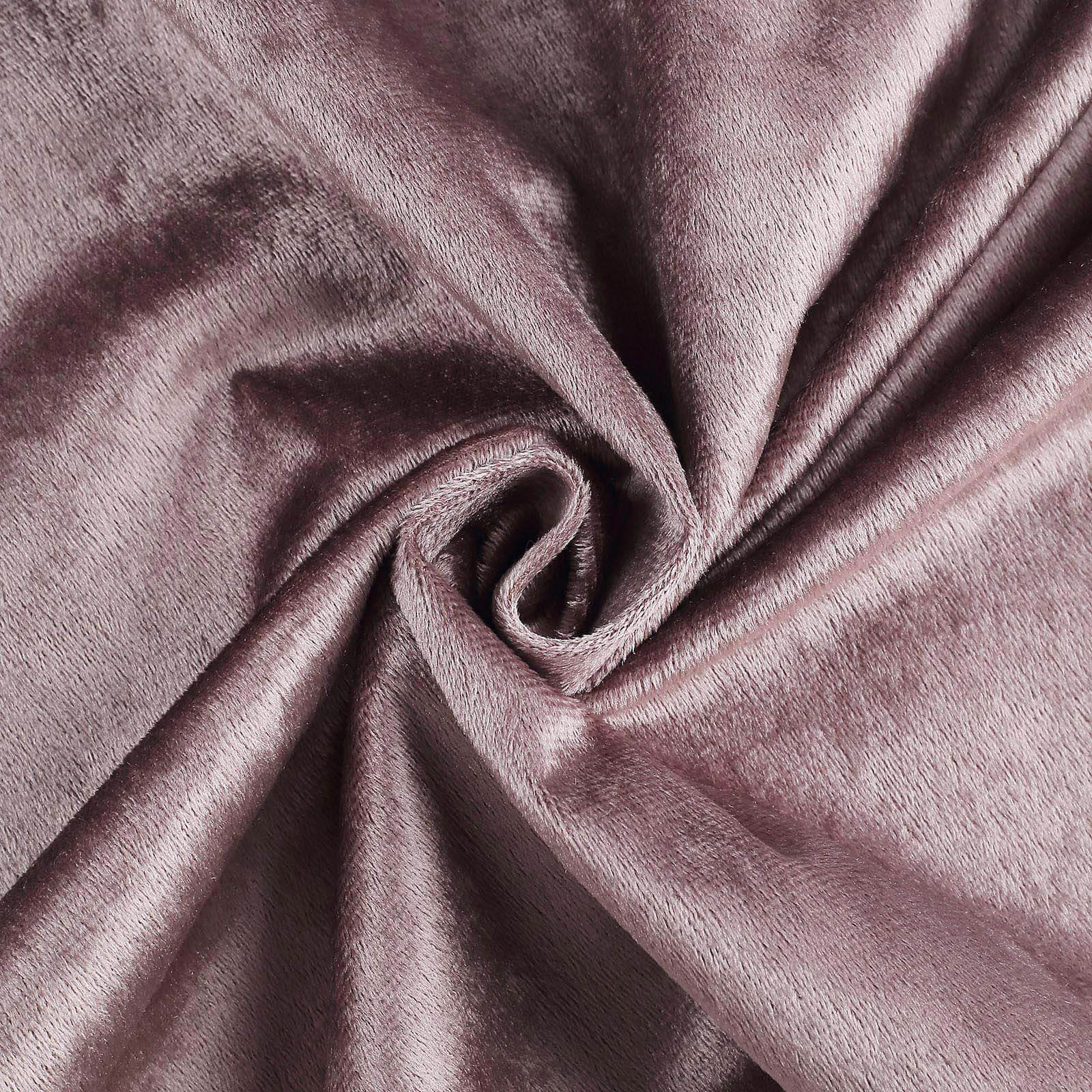5 Pack Premium Velvet Napkins 20"x20" Mauve - Soft Sheen Finish Dinner Napkins - Image 7