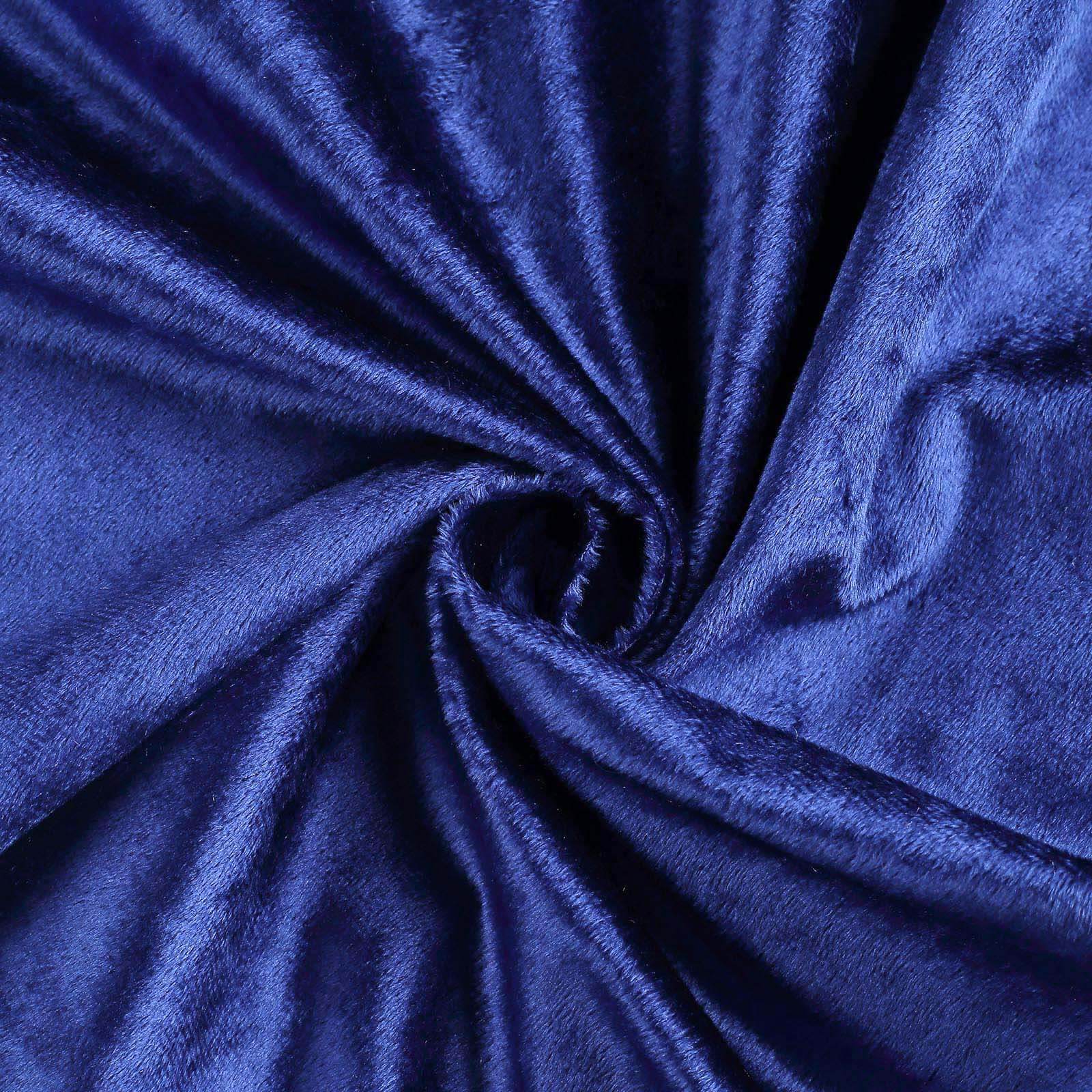 5 Pack Premium Velvet Napkins 20"x20" Royal Blue - Soft Sheen Finish Dinner Napkins - Image 8