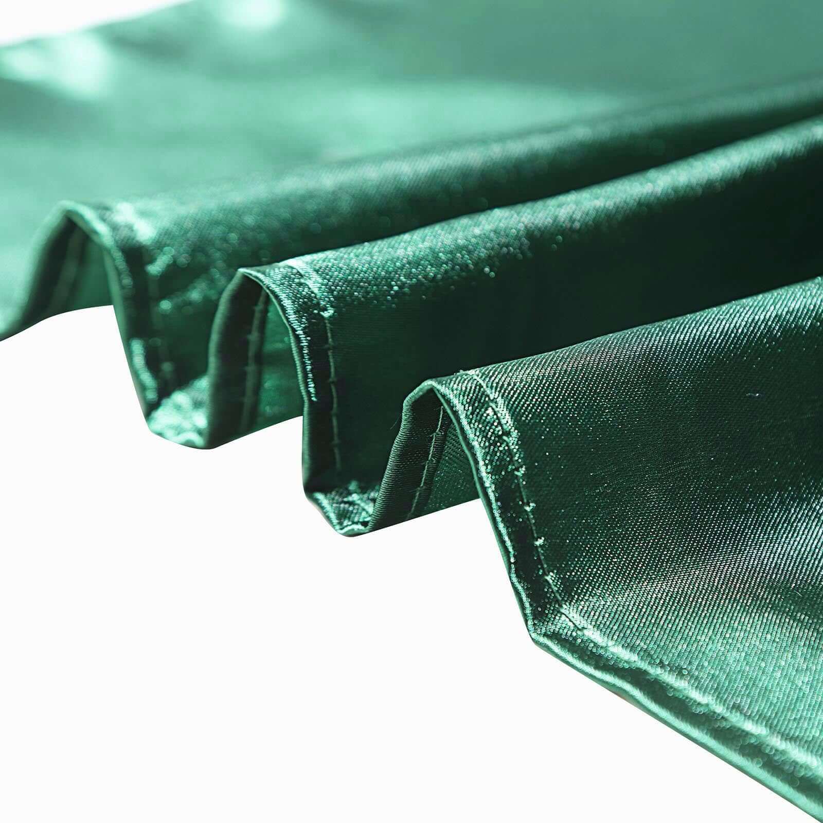5 Pack Satin Chair Sashes 6"x106" Hunter Emerald Green - Reusable Chair Bows with Smooth Finish - Image 15