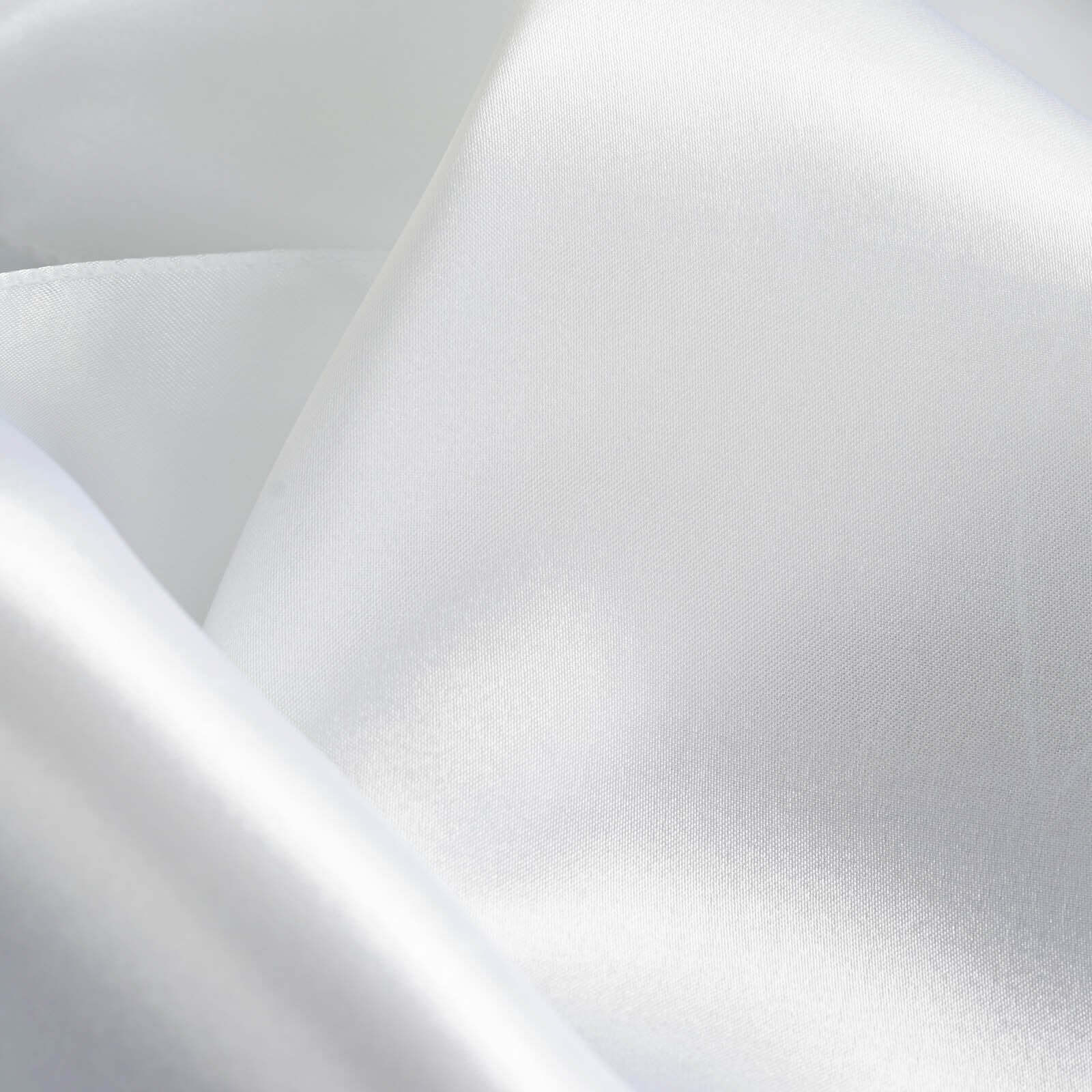 5 Pack Satin Chair Sashes 6"x106" White - Reusable Chair Bows with Smooth Luxurious Finish for Weddings & Banquets - Image 8