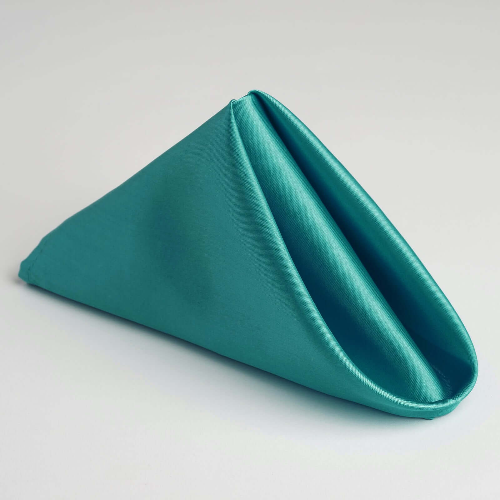 5 Pack Satin Napkins 20"x20" Turquoise - Soft Reusable Cloth Napkins - Image 5