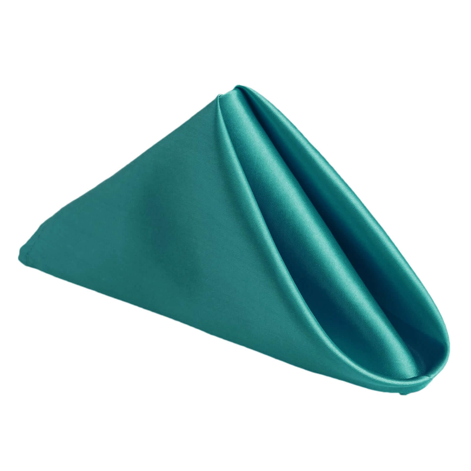 5 Pack Satin Napkins 20"x20" Turquoise - Soft Reusable Cloth Napkins - Image 7