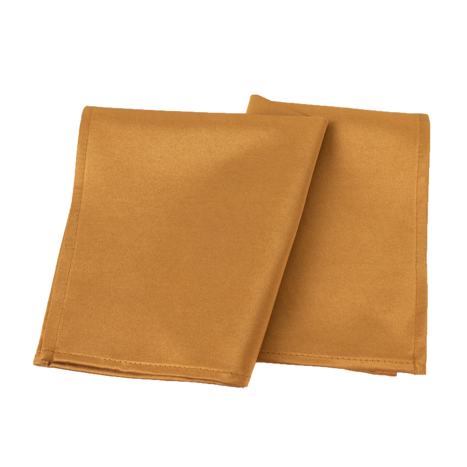 5 Pack Scuba Cloth Napkins – 17"x17" Shimmer Gold, Wrinkle-Free & Stain-Resistant Reusable Table Napkins - Image 6