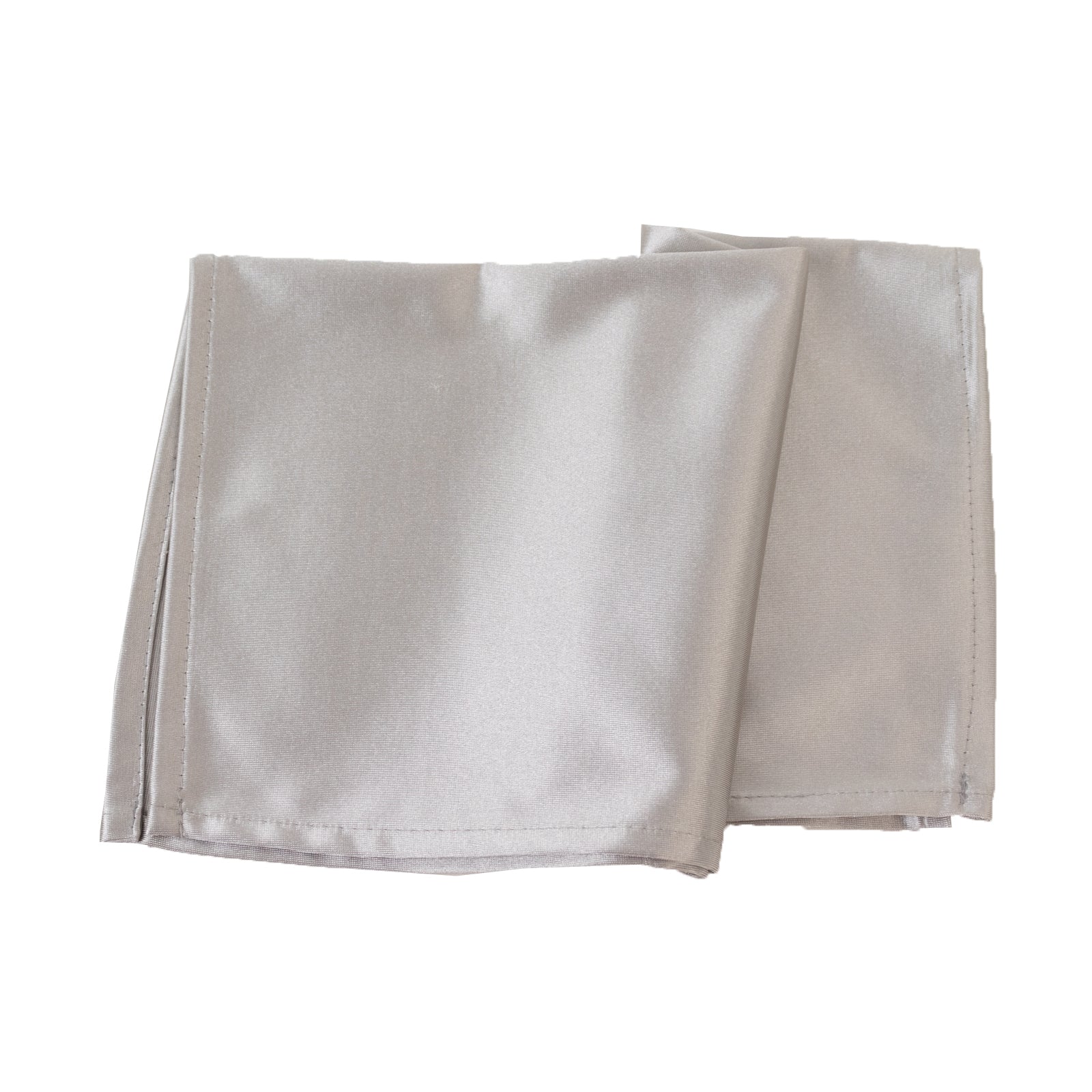 5 Pack Scuba Cloth Napkins – 17"x17" Shimmer Silver, Wrinkle-Free & Stain-Resistant Reusable Table Napkins - Image 8