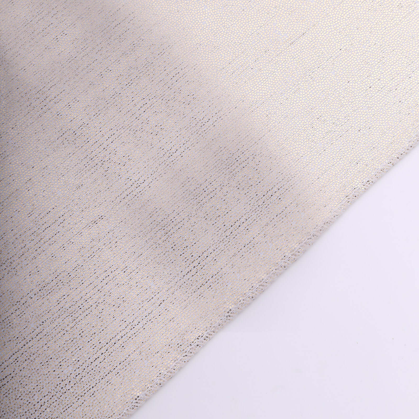 5 Pack Shimmer Sequin Dots Polyester Cloth Dinner Napkins 20"x20" Beige - Smooth Finish & Glittery Sparkle - Image 3
