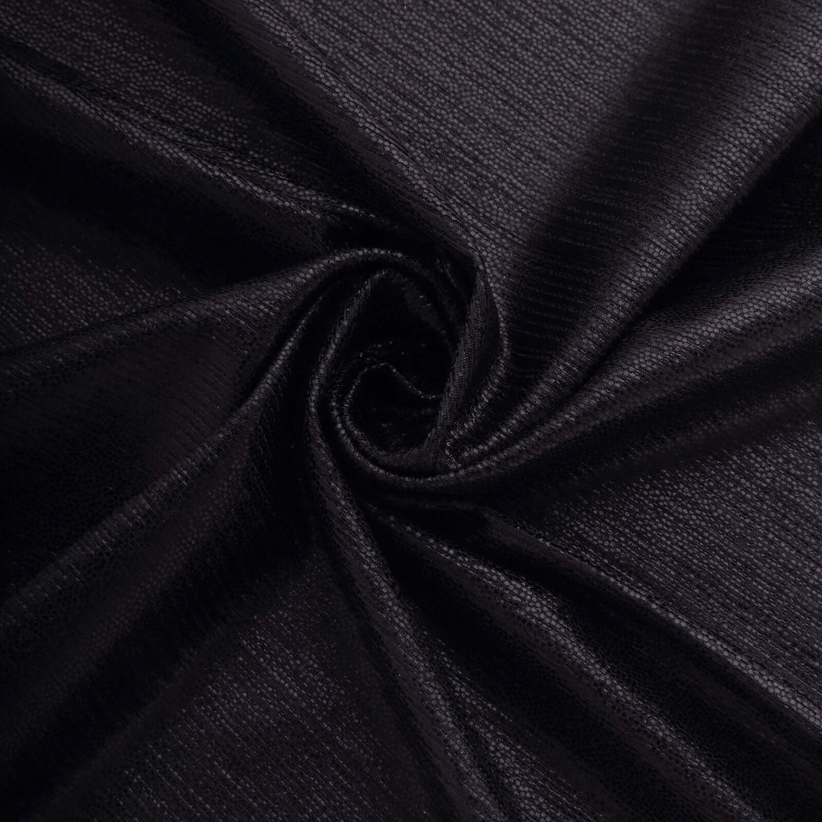 5 Pack Shimmer Sequin Dots Polyester Cloth Dinner Napkins 20"x20" Black - Smooth Finish & Glittery Sparkle - Image 11