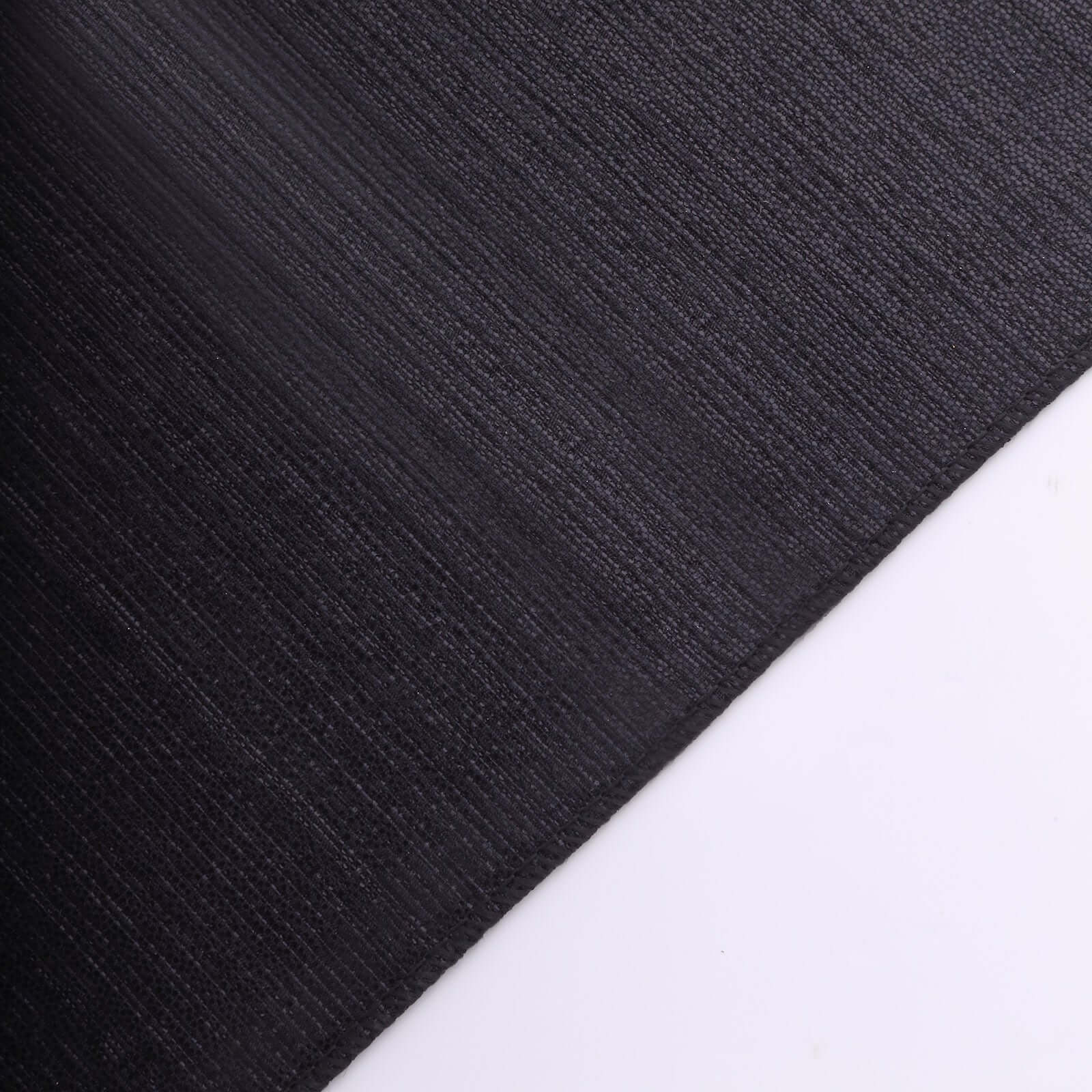 5 Pack Shimmer Sequin Dots Polyester Cloth Dinner Napkins 20"x20" Black - Smooth Finish & Glittery Sparkle - Image 3