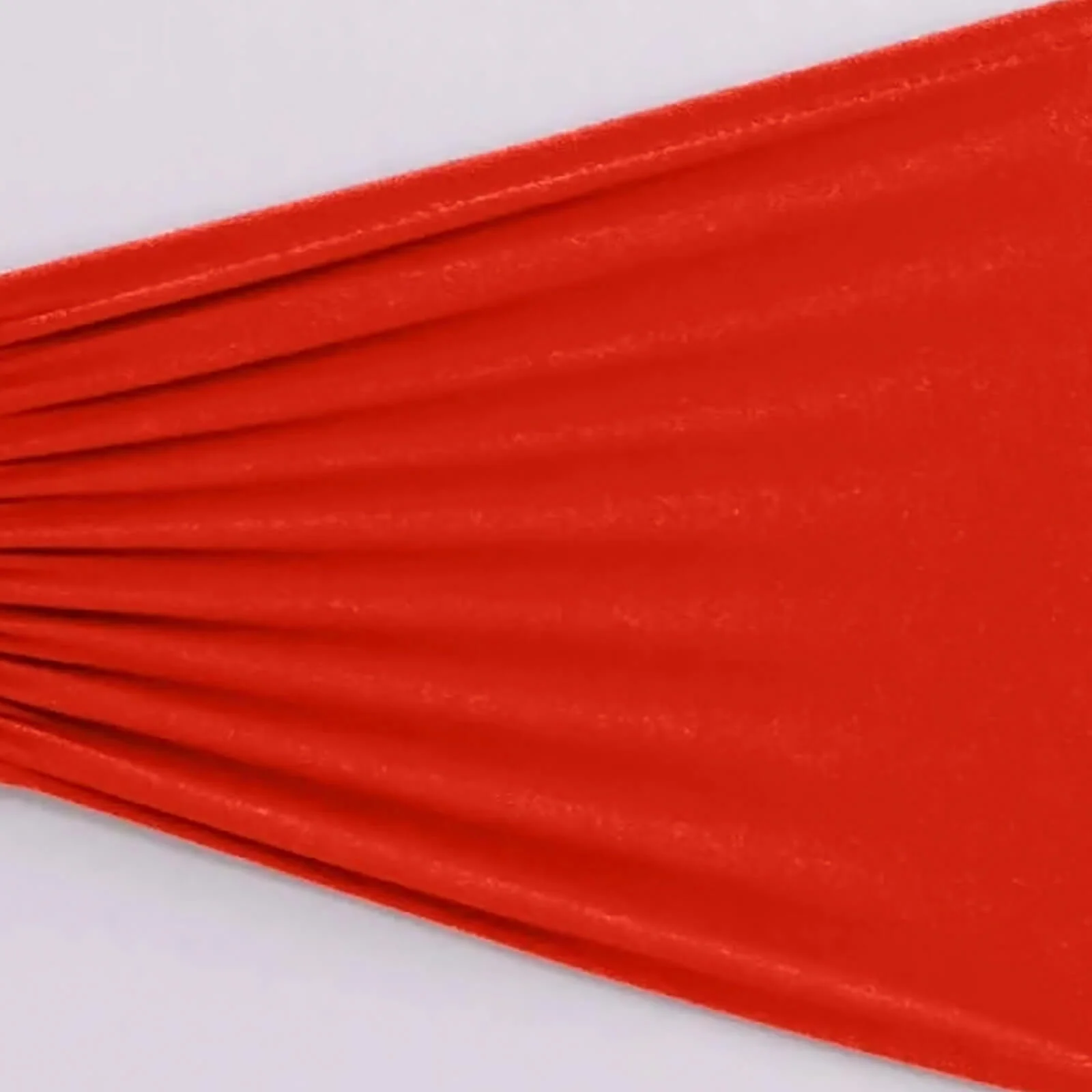 5 Pack Spandex Chair Sashes 8"x13" Red Ruffled Style - Wide Wrinkle-Free Stretch Chair Bands - Image 11