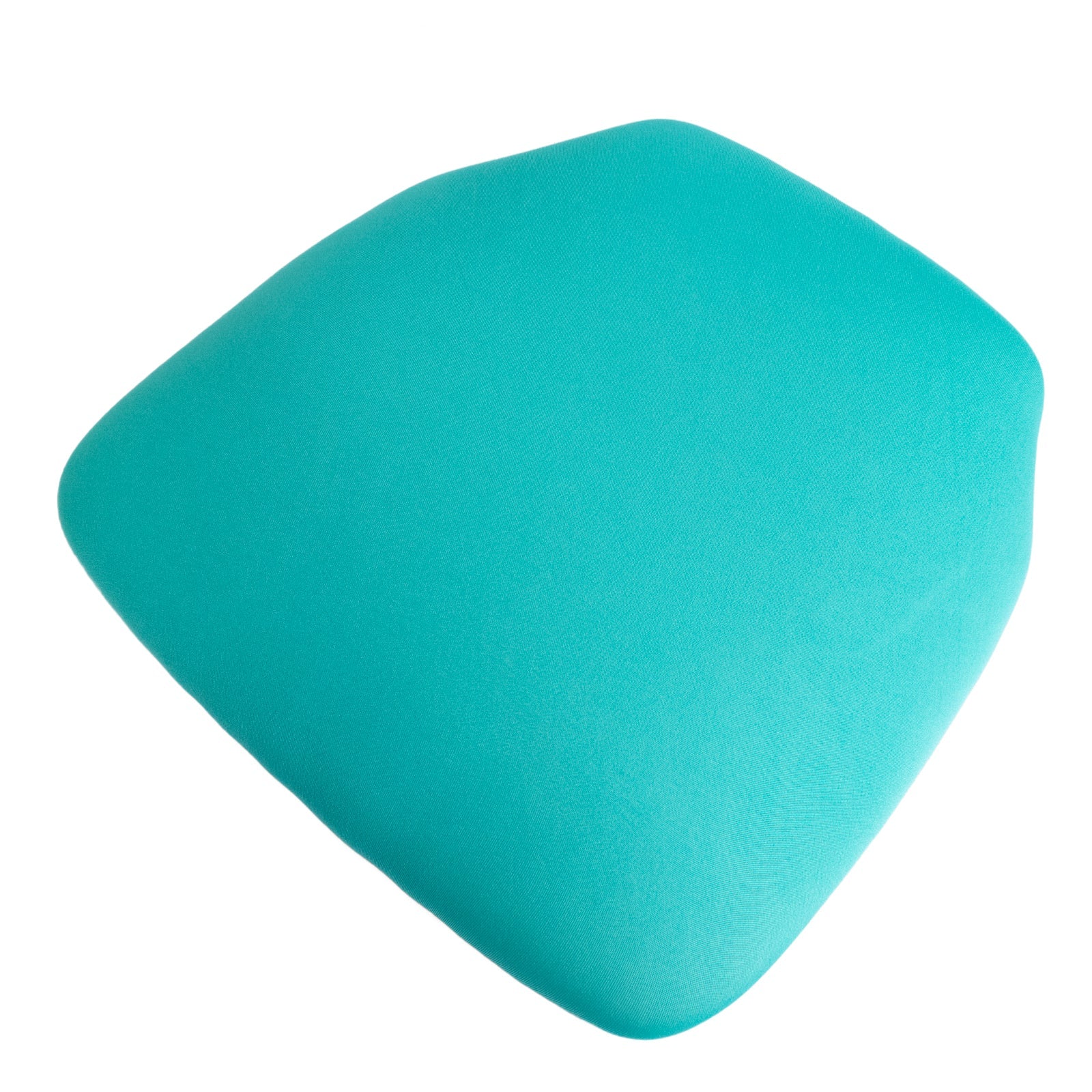 5 Pack Spandex Chiavari Chair Cushion Covers Turquoise - Washable Stretch Fitted Seat Pad Slipcovers for Dining Chairs - Image 6