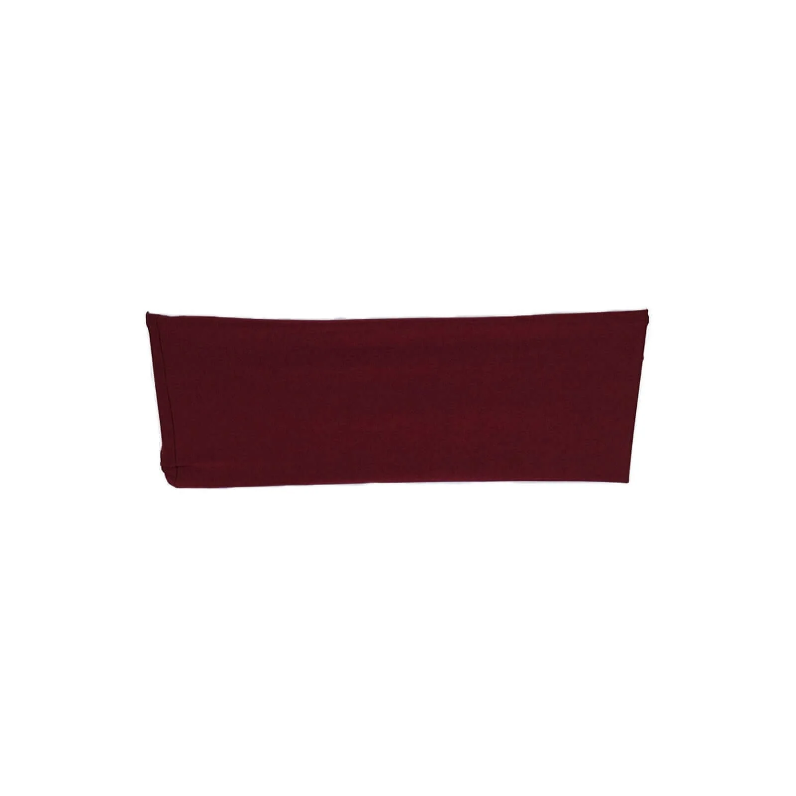 5 Pack Stretch Spandex Chair Sashes 5"x12" Burgundy - Two Ply Heavy Duty Fitted Chair Bands - Image 8