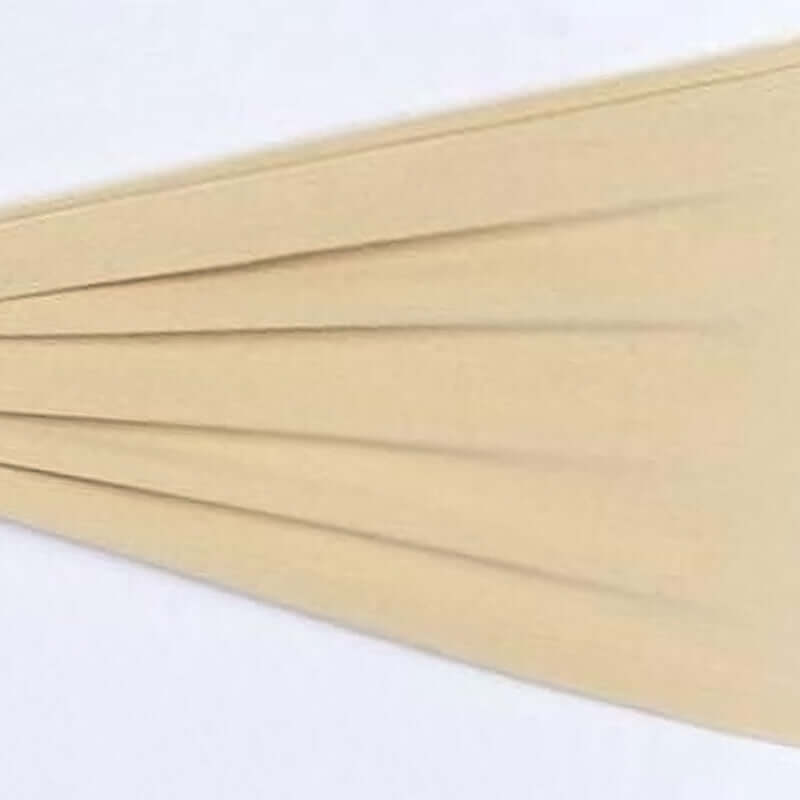 5 Pack Stretch Spandex Chair Sashes 5"x12" Champagne - Two Ply Heavy Duty Fitted Chair Bands - Image 6
