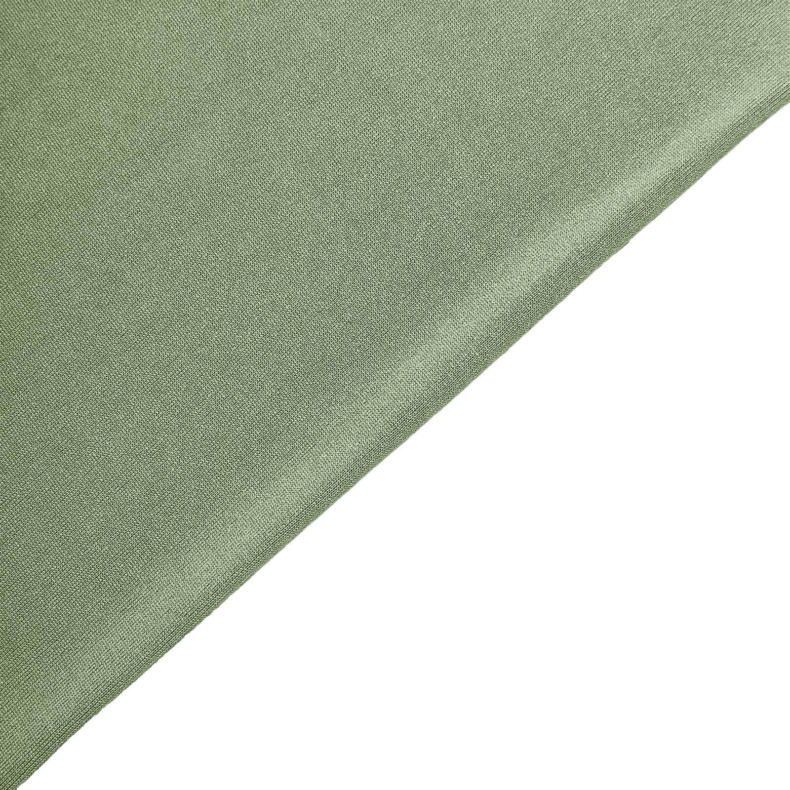 5 Pack Stretch Spandex Chair Sashes 5"x12" Dusty Sage Green - Two Ply Heavy Duty Fitted Chair Bands - Image 11