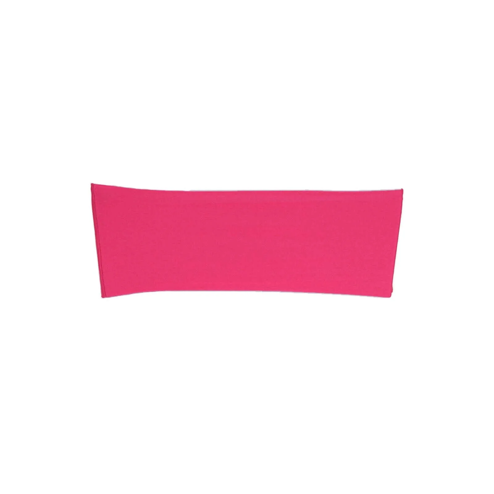5 Pack Stretch Spandex Chair Sashes 5"x12" Fuchsia - Two Ply Heavy Duty Fitted Chair Bands - Image 8