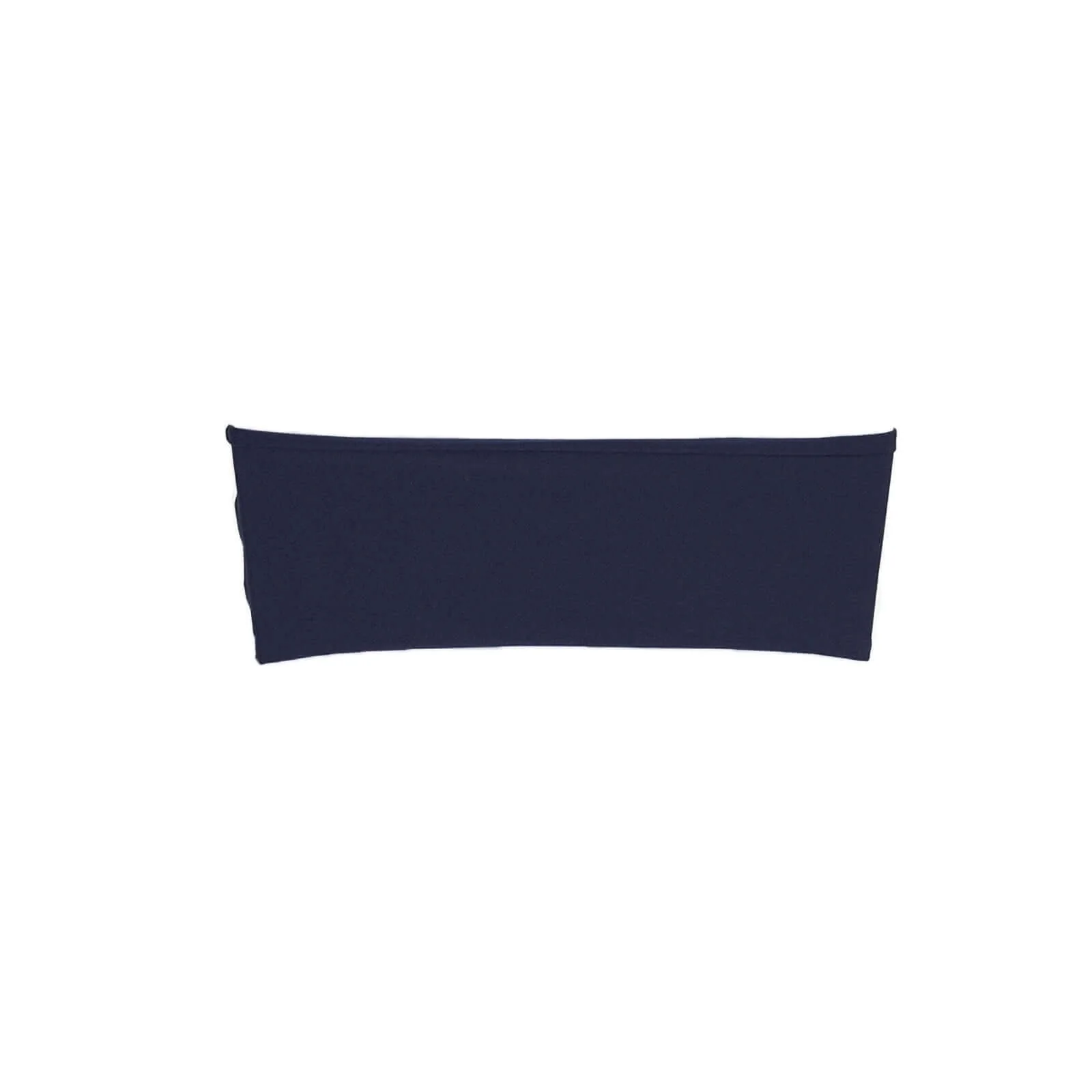 5 Pack Stretch Spandex Chair Sashes 5"x12" Navy Blue - Two Ply Heavy Duty Fitted Chair Bands - Image 8
