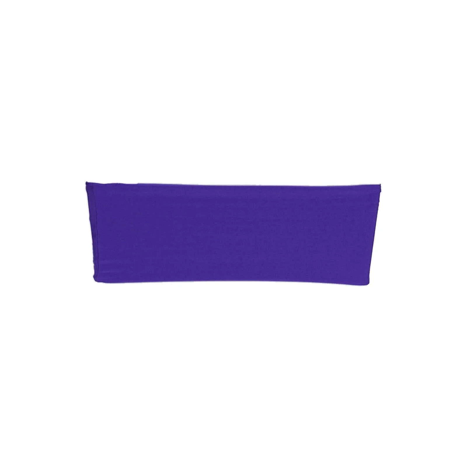 5 Pack Stretch Spandex Chair Sashes 5"x12" Purple - Two Ply Heavy Duty Fitted Chair Bands - Image 8