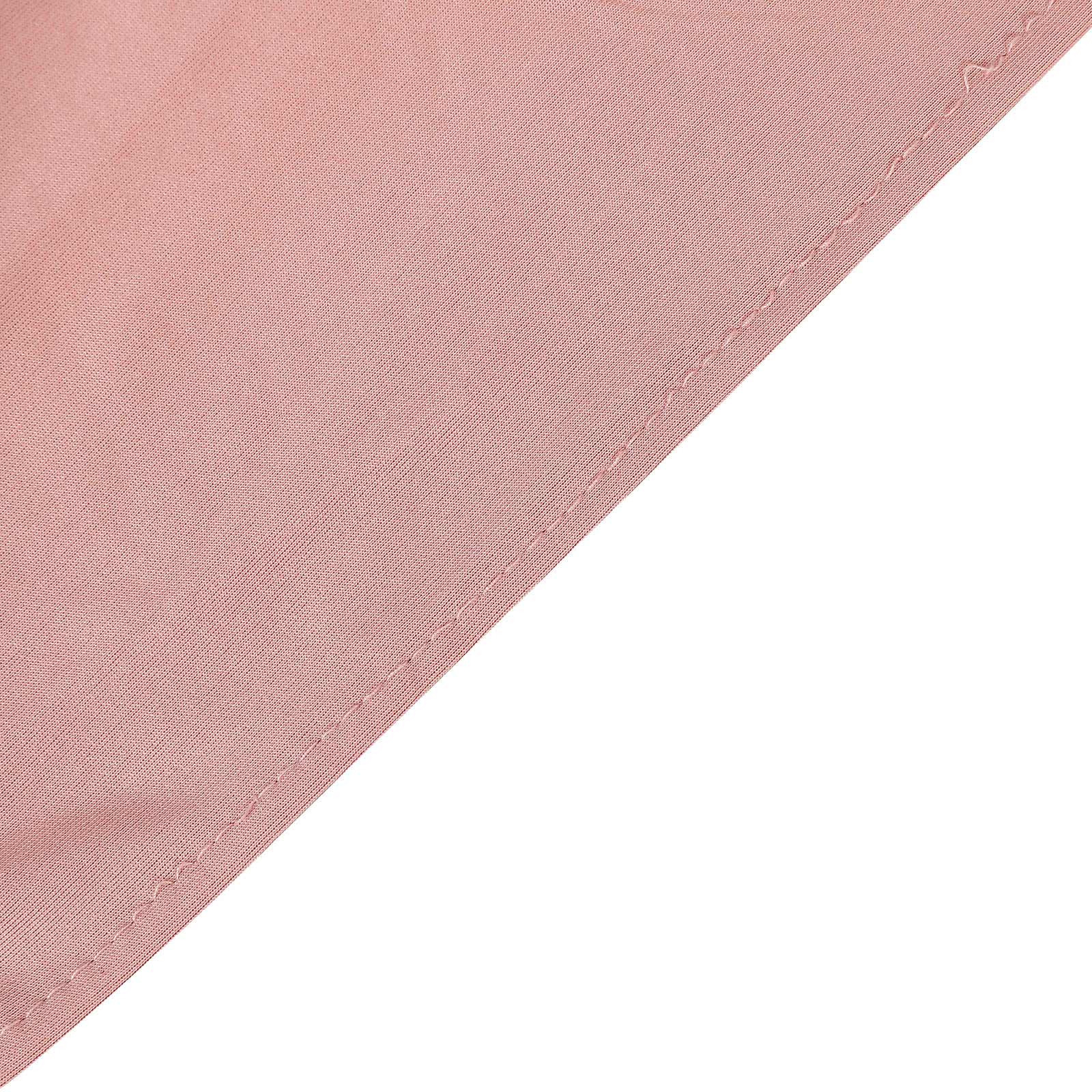 5 Pack Stretch Spandex Chair Sashes 5"x14" Dusty Rose with Silver Diamond Ring Slide Buckle - Durable Fitted Chair Bands - Image 17