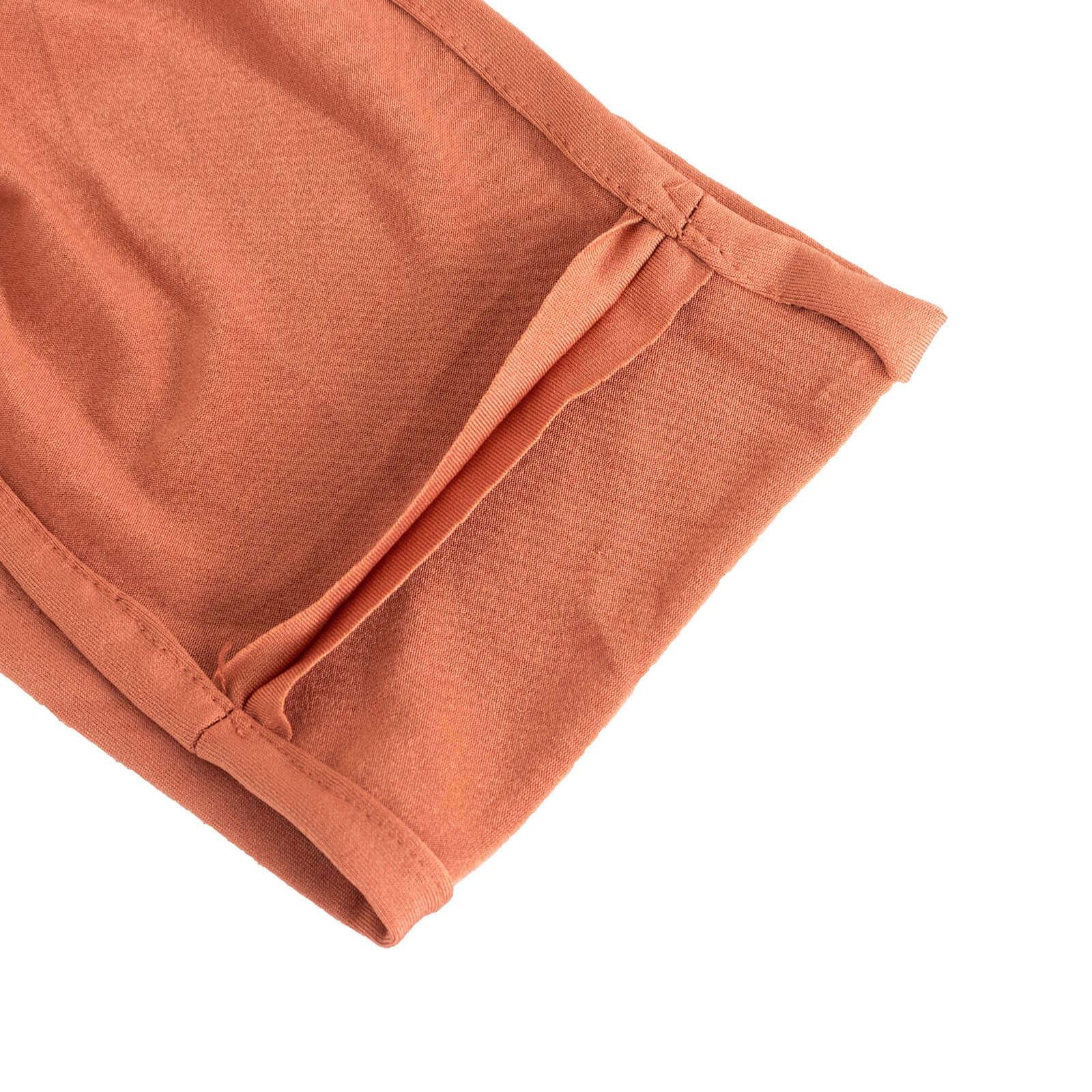 5 Pack Stretch Spandex Chair Sashes 5"x14" Terracotta (Rust) with Silver Diamond Ring Slide Buckle - Durable Fitted Chair Bands - Image 13