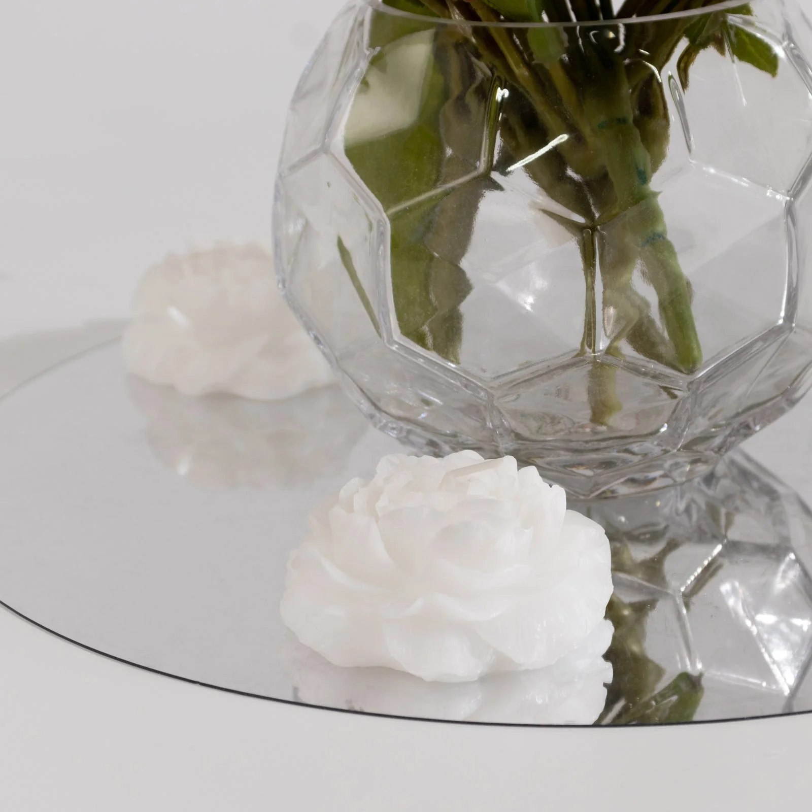 5-Pack White Peony Flower Scented Candles 3" Decorative Floating Wax Design - Party Favors with Gift Boxes & Ribbons - Image 9