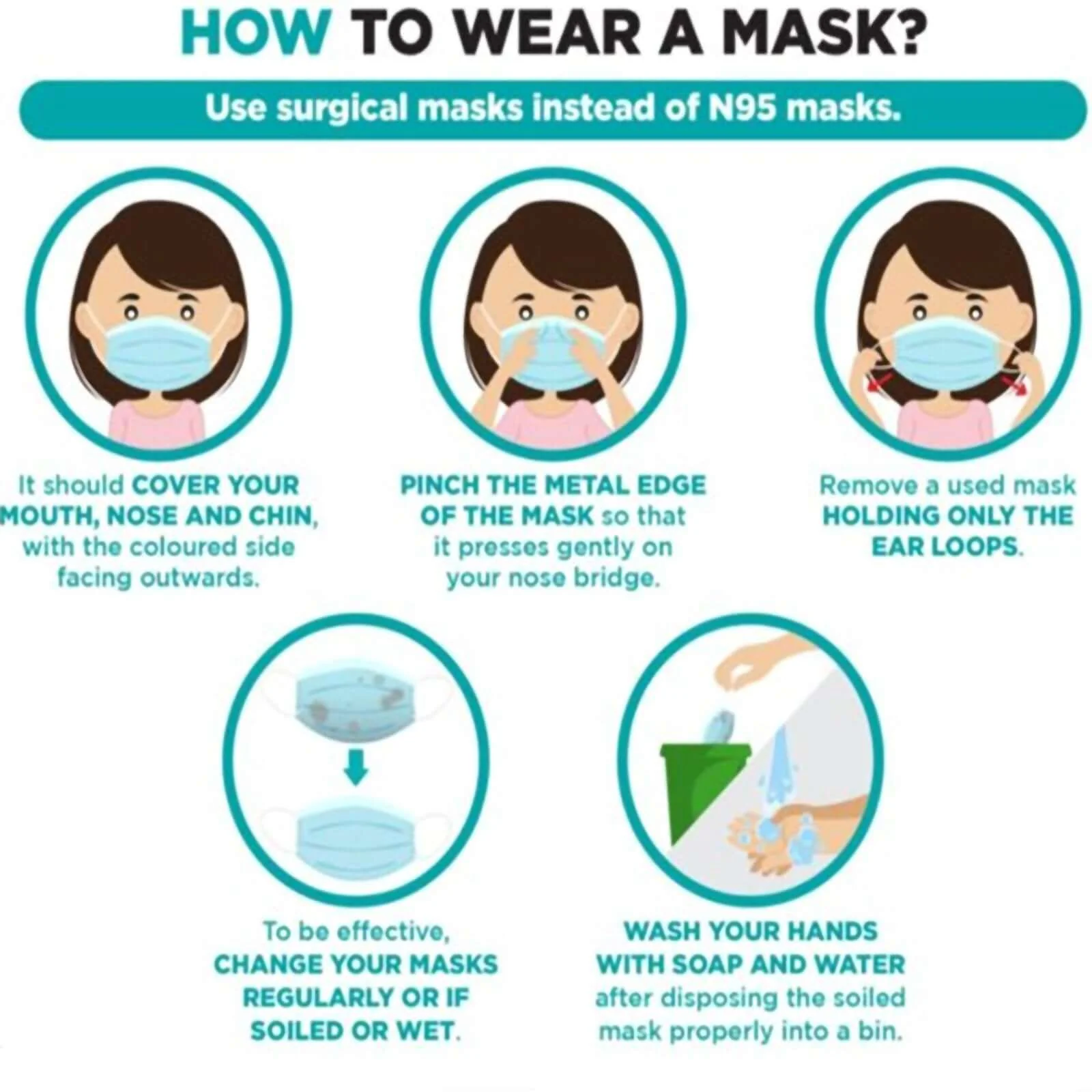 50 Pack Assorted Colors Disposable Face Mask Non Woven Mask with Ear Loop 3 Ply - Image 11