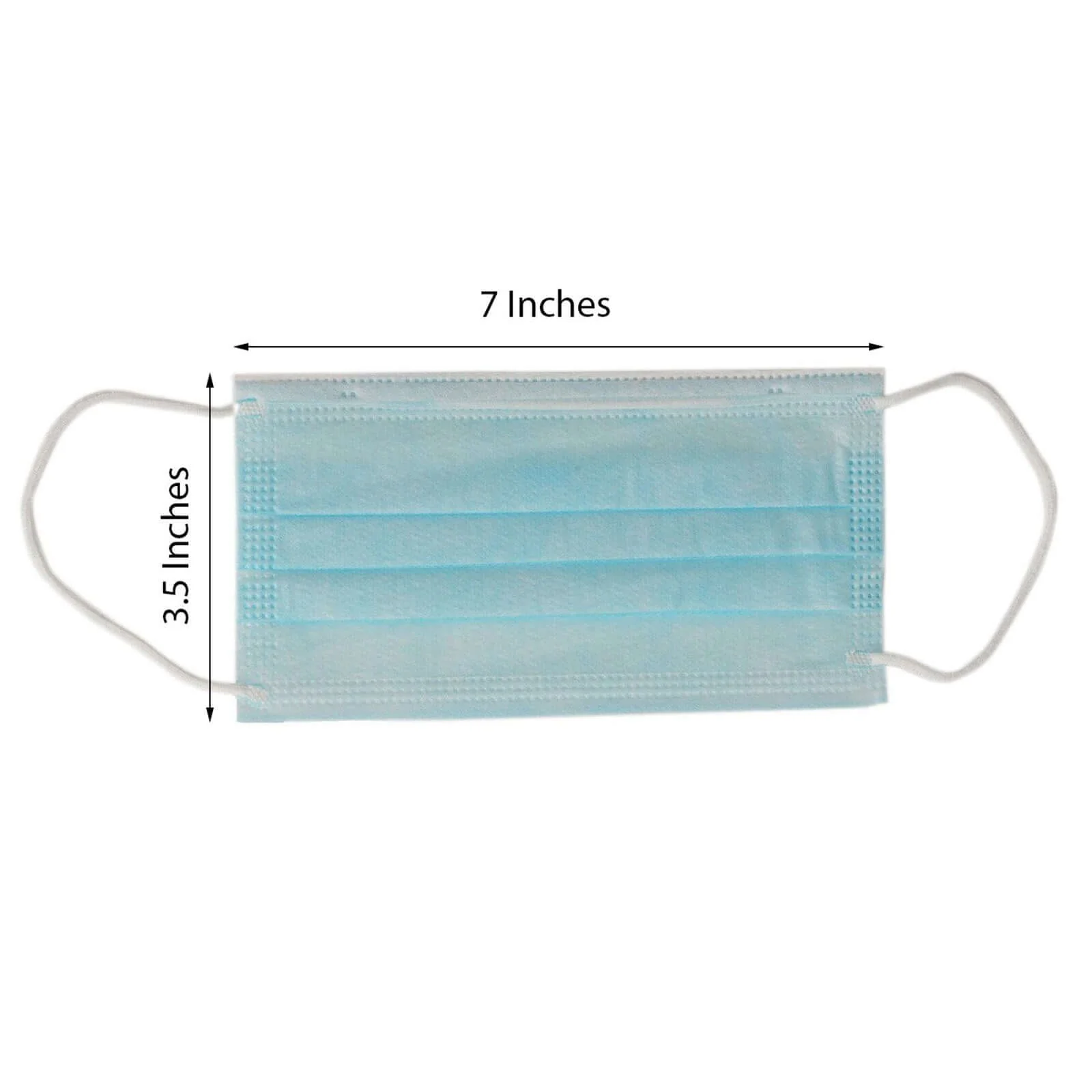50 Pack Disposable Face Mask Non Woven Mask with Ear Loop 3 Ply - Image 3