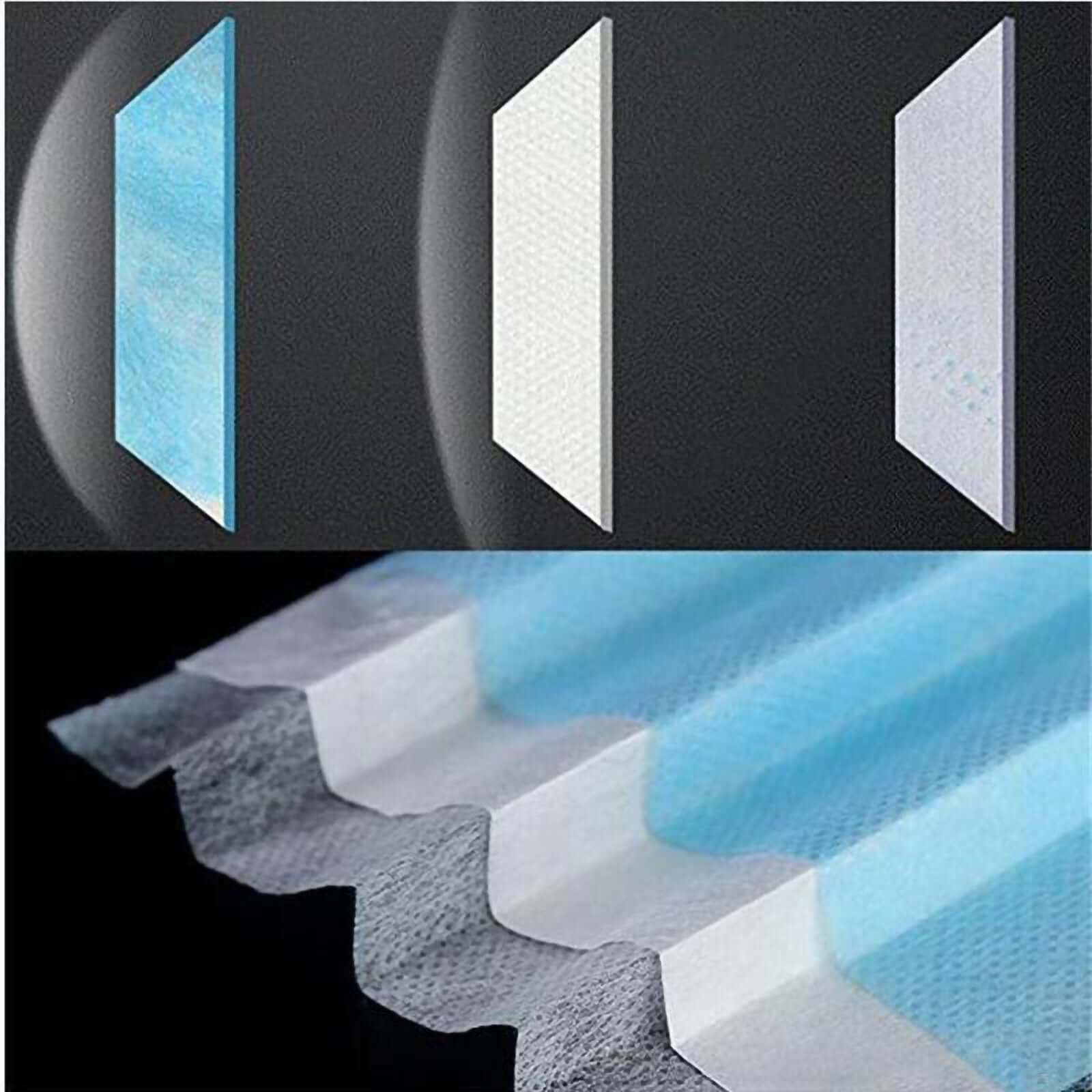50 Pack Disposable Face Mask Non Woven Mask with Ear Loop 3 Ply - Image 8