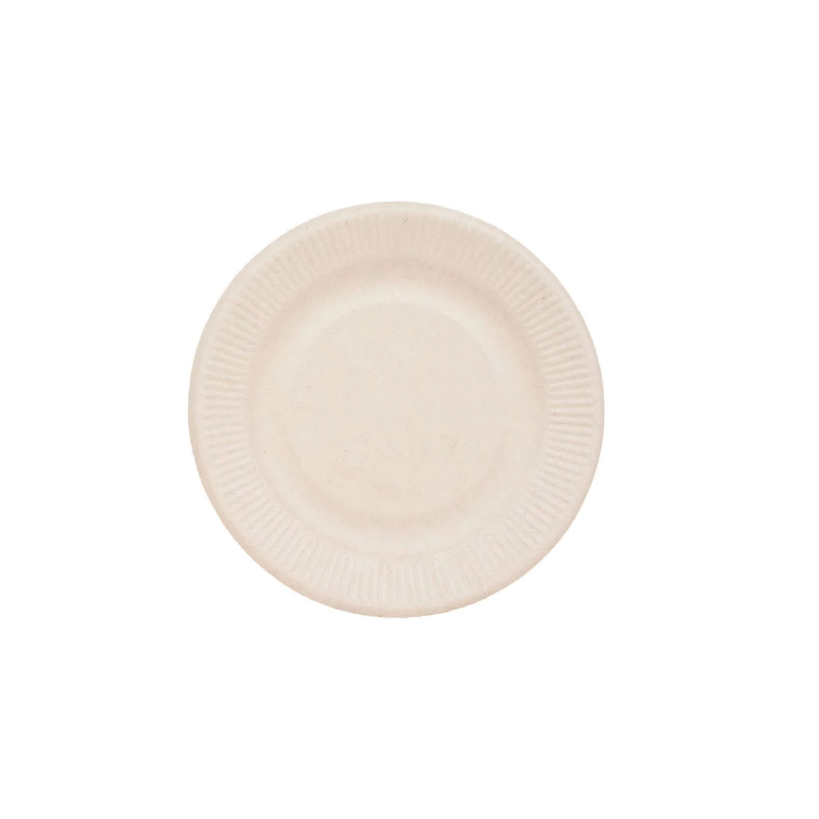 50-Pack Bagasse Round Dessert Plates 8" Natural with Ribbed Rim - Eco Friendly Disposable Sugarcane Appetizer/Salad Plates for Parties - Image 14