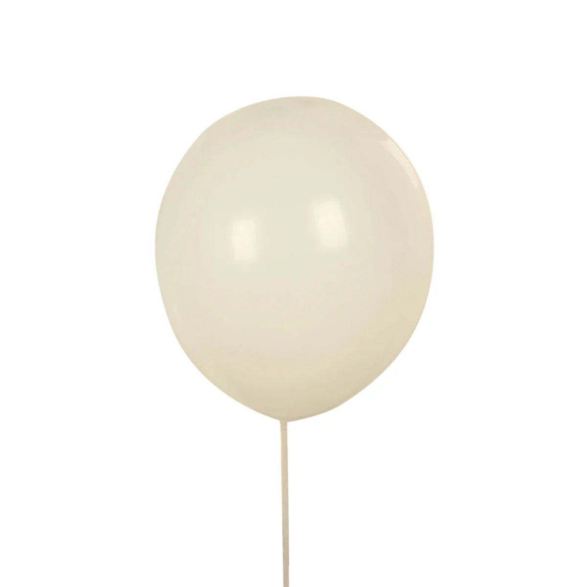 50 Pack Matte Pastel Off White Biodegradable Balloons, Round Eco-friendly Thick Latex Party Balloons - 12" - Image 7