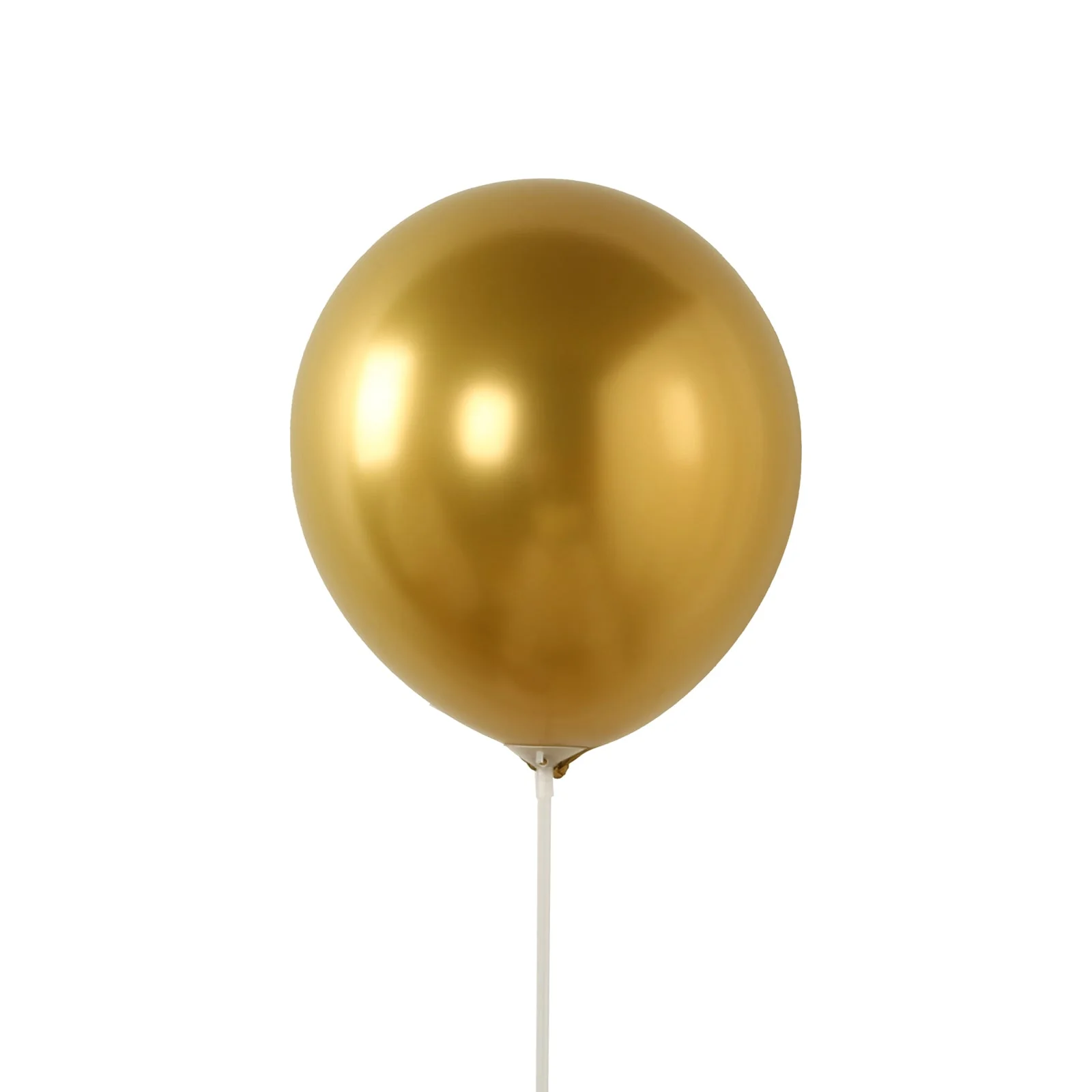 50 Pack Metallic Gold Biodegradable Balloons, Thick Chrome Latex Party Balloons - 12" - Image 6