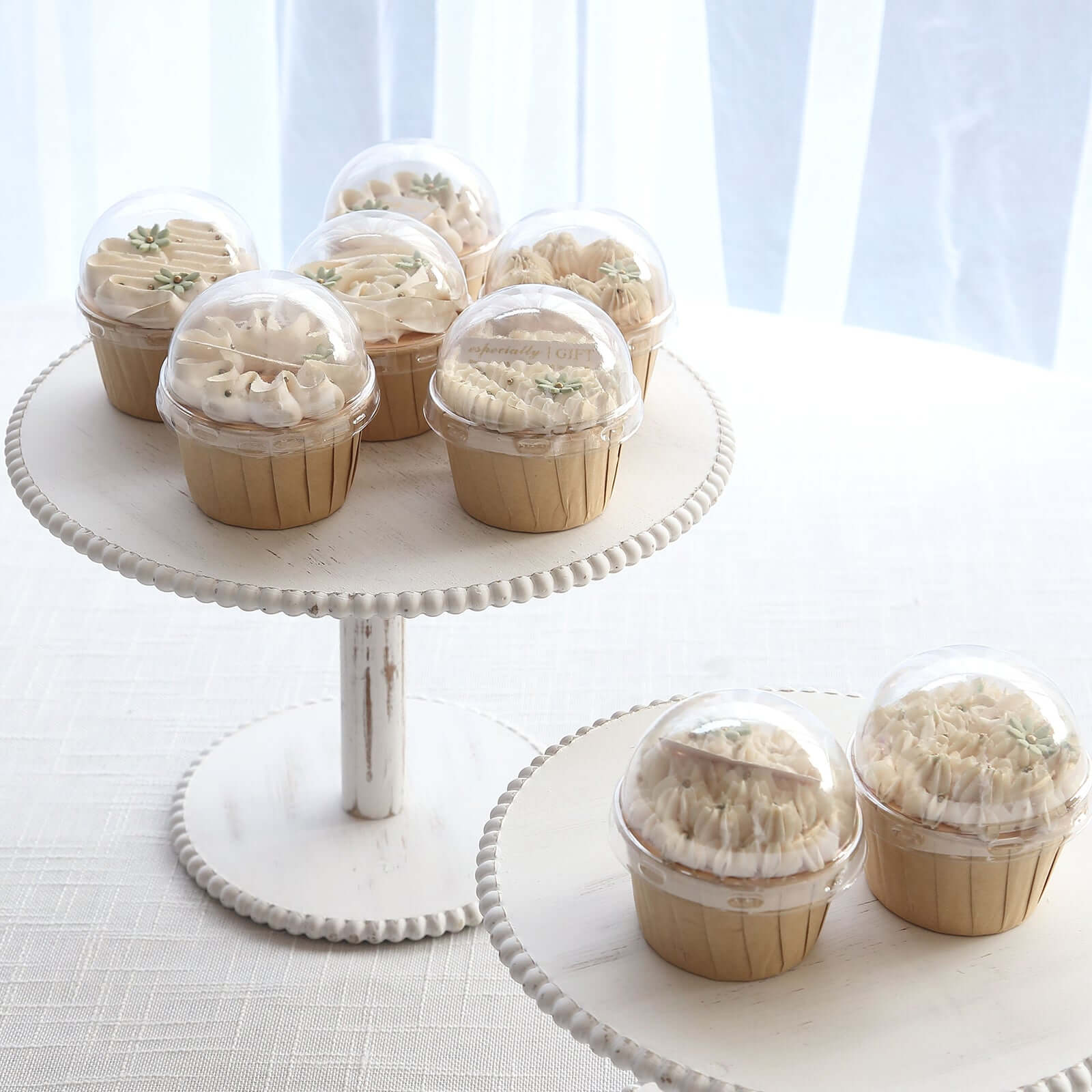 50-Pack Plastic Dome Lids For Cupcake Liners 3" Clear - Food Grade Disposable Baking Cake Cup Lids for Catering Events Bakery-Packaging & Seasonal Gatherings - Image 11