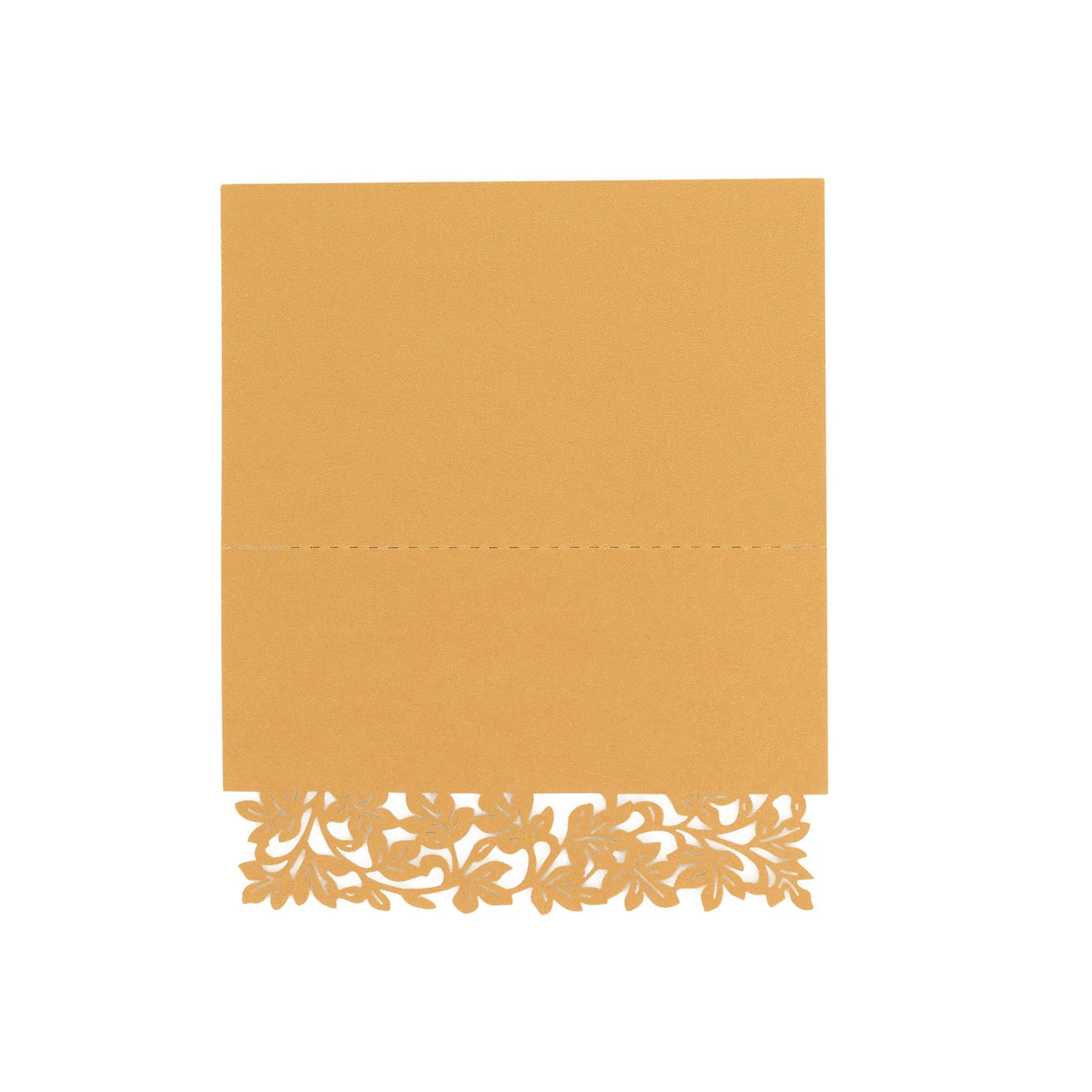 50-Pack Wedding Place Cards 210 GSM with Laser Cut Leaf Vine Design Gold - Printable Reservation Seating Tent Cards - Image 8