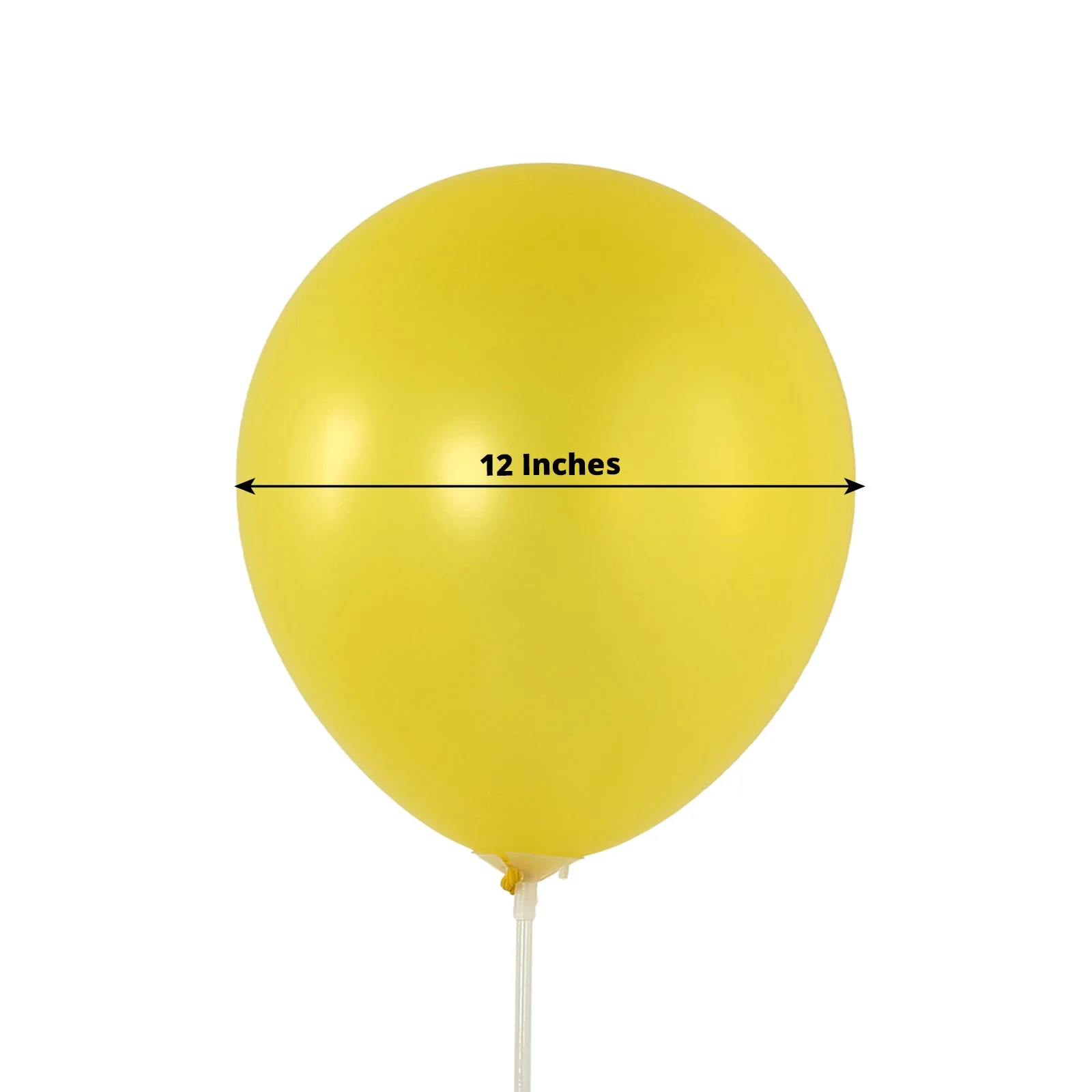50 Pack Yellow Biodegradable Balloons, Eco-friendly Thickened Extra Strong Latex Helium Party Balloons - 12" - Image 3