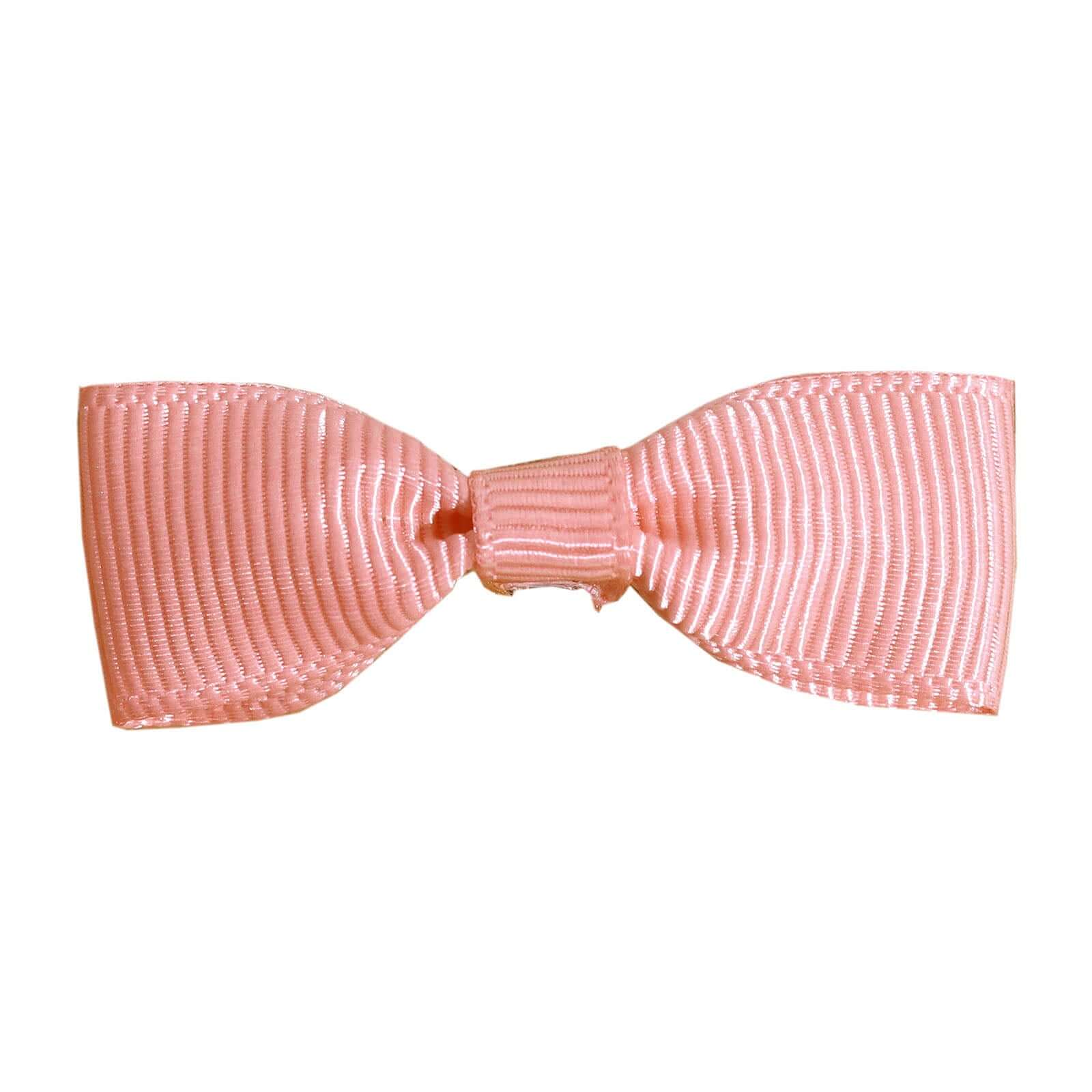 50 Pcs Dusty Rose Grosgrain Pre Tied Ribbon Bows, Gift Basket Party Favor Bags Decor - Polyester 1.5" - Image 8