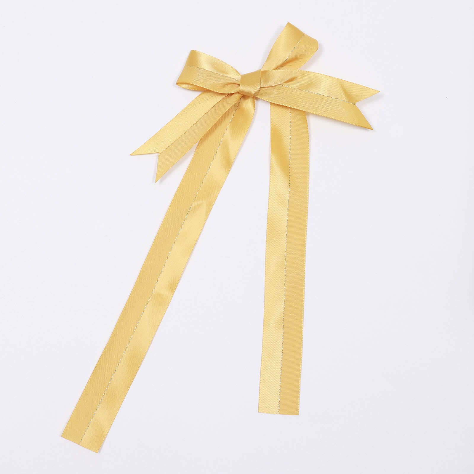 50 Pcs Gold Pre Tied Ribbon Bows, Satin Ribbon With Gold Foil Lining For Gift Basket and Party Favors Decor 10" - Image 8