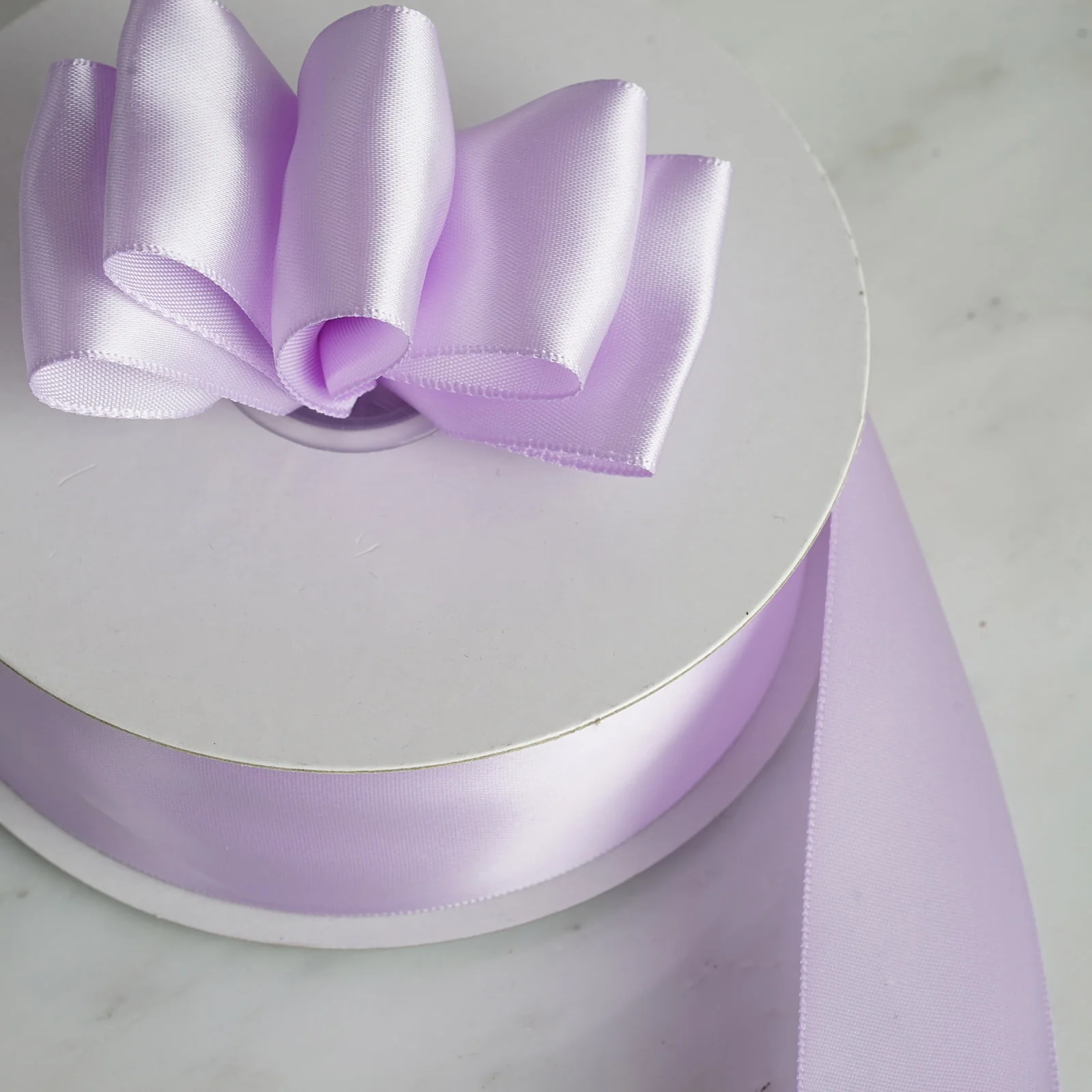 DIY Lavender Single Face Decorative Satin Ribbon 50 Yards 1.5" - Image 2