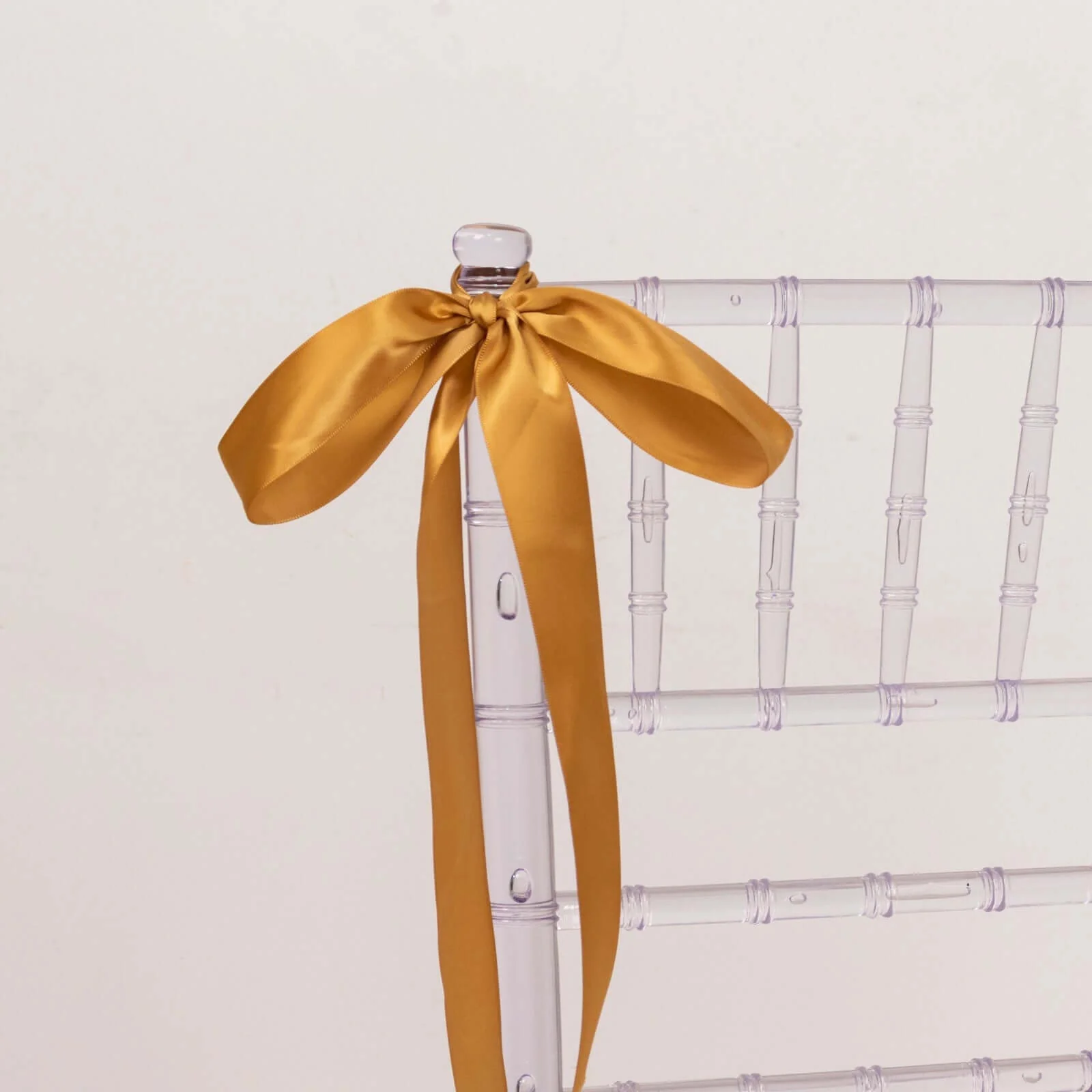 Gold Single Face Decorative Satin Ribbon 50 Yards 1.5" - Image 8