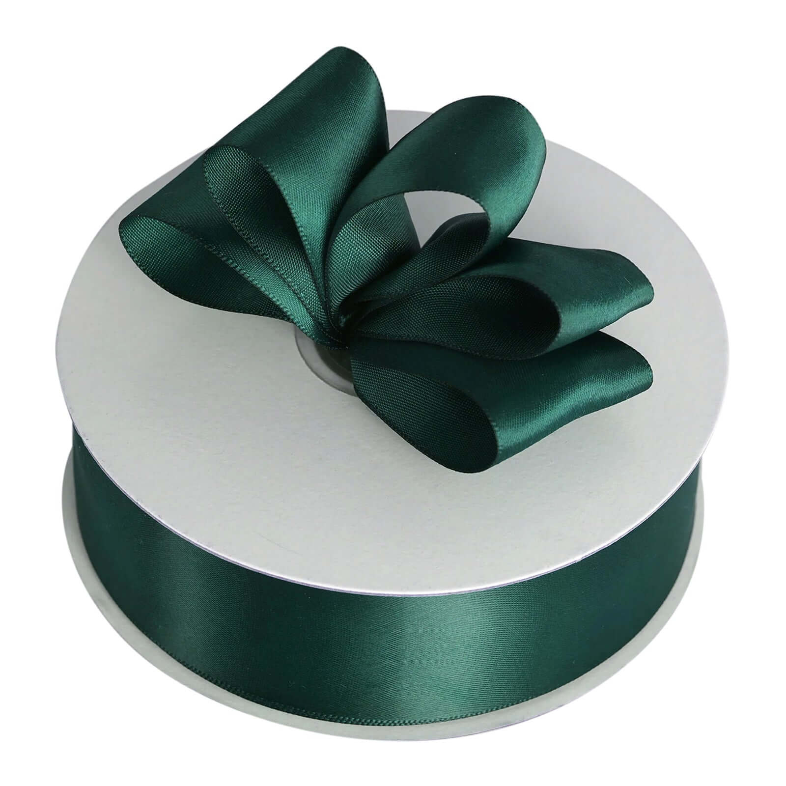 Hunter Emerald Green Single Face Decorative Satin Ribbon 50 Yards 1.5" - Image 7