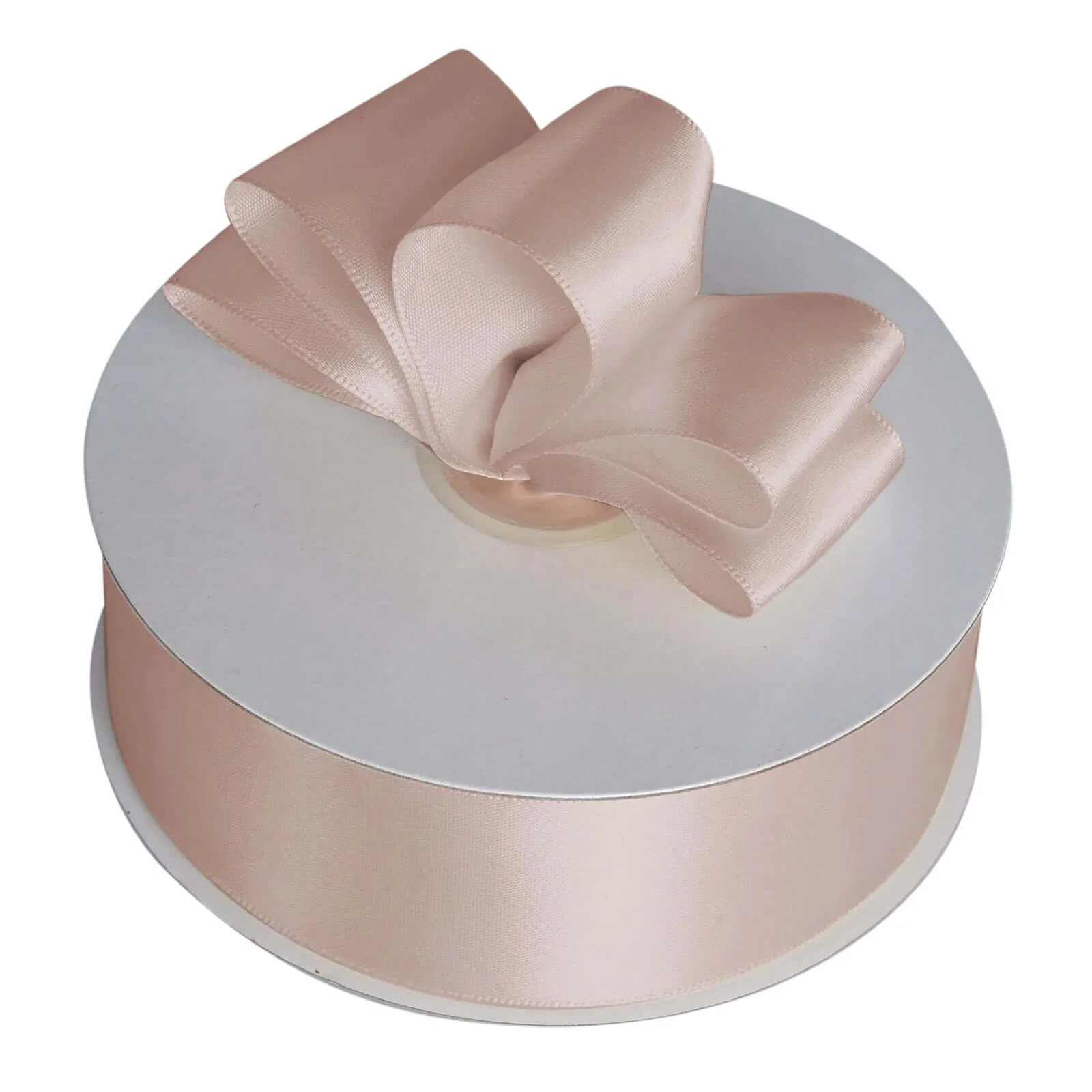 Nude Single Face Decorative Satin Ribbon 50 Yards 1.5" - Image 7