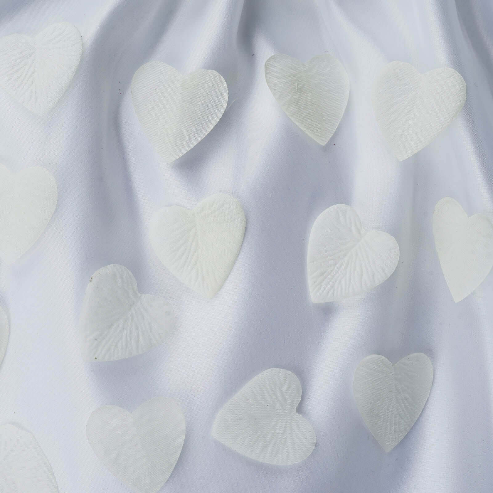 500-Pack Silk Heart Confetti Scatters Ivory - Decorative Table Accents for Parties and Events - Image 8