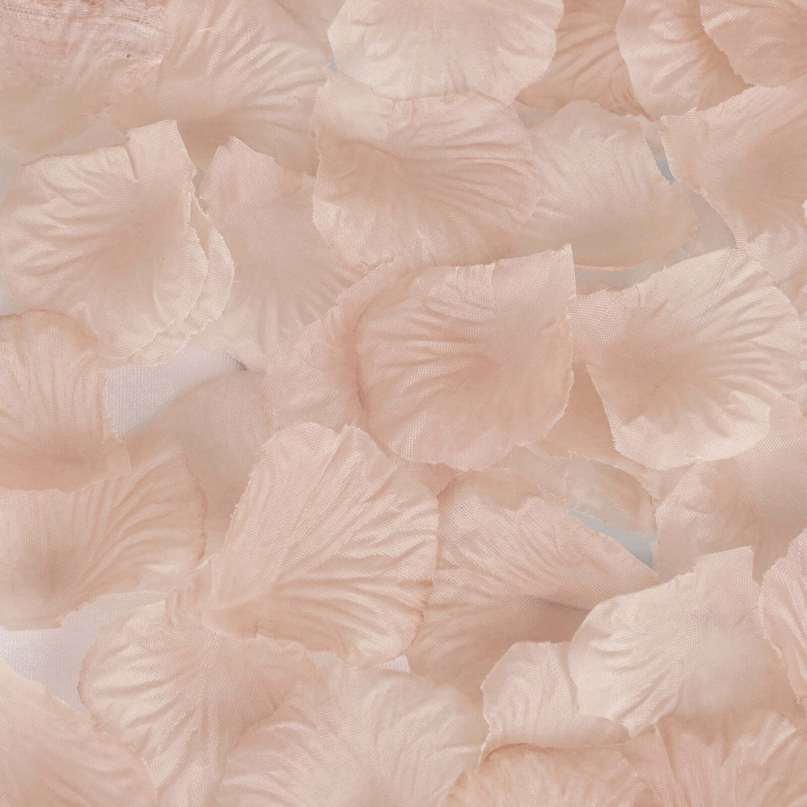 500-Pack Silk Rose Petals Confetti Peach Round Design - Decorative Table Scatters - Image 6